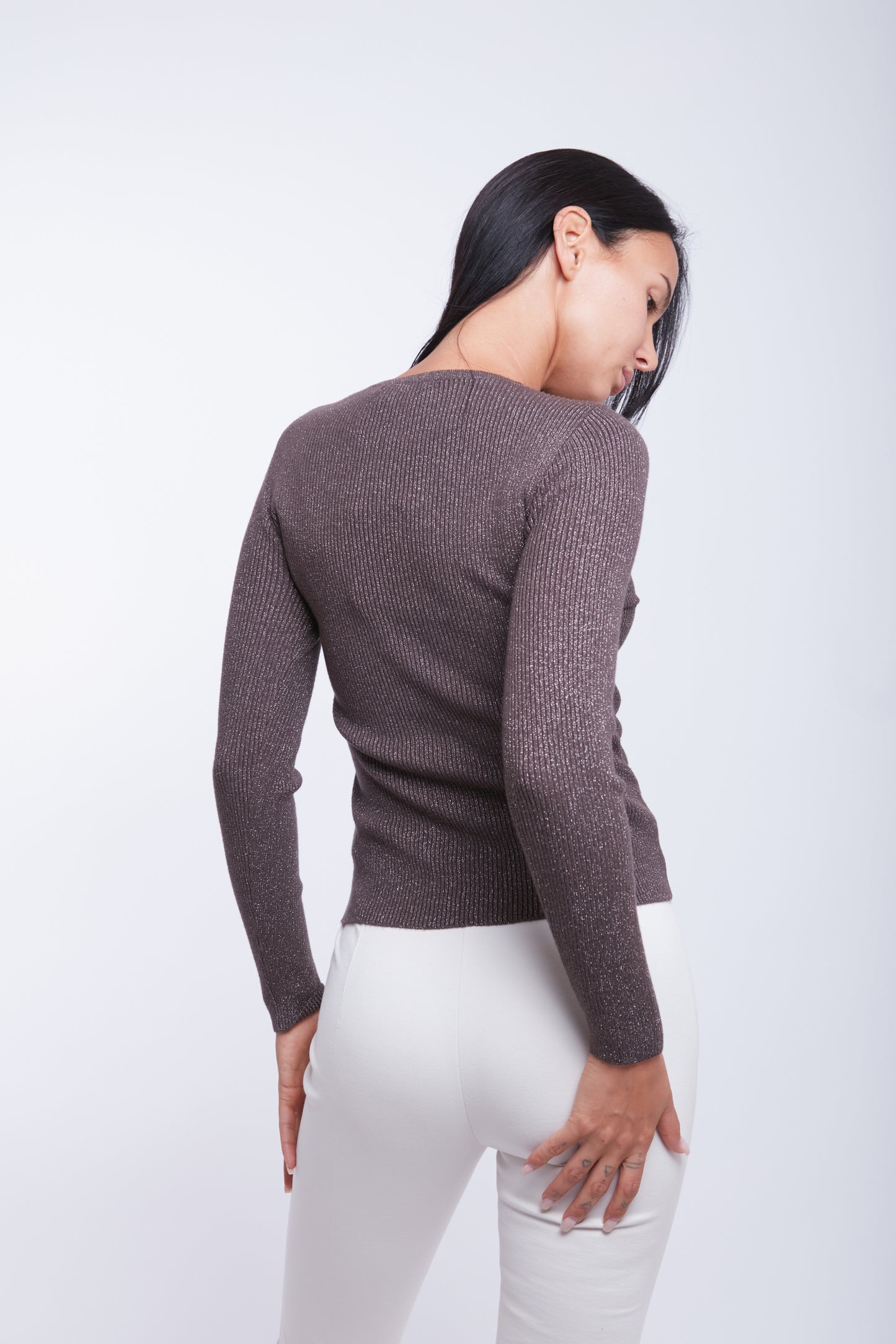 MAGLIA BOTTONCINI LUREX