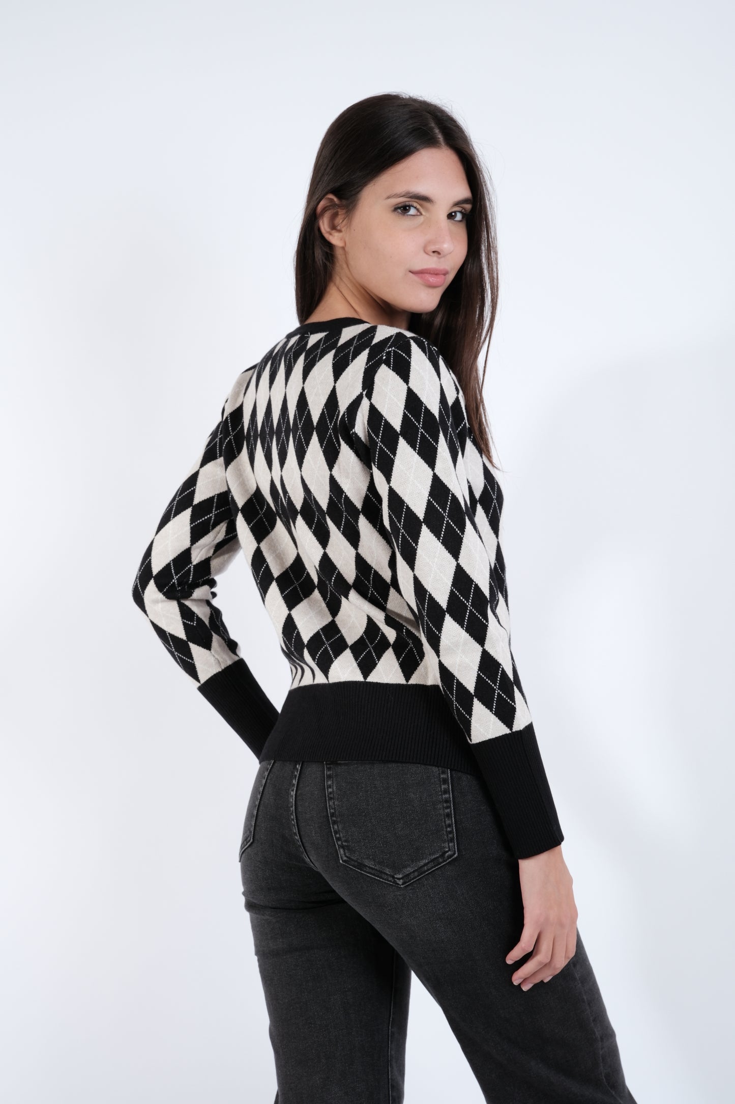 CARDIGAN FANTASIA ROMBI