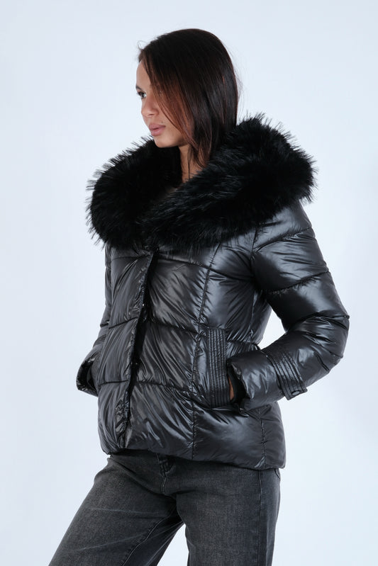 PIUMINO CORTO PELLICCIA