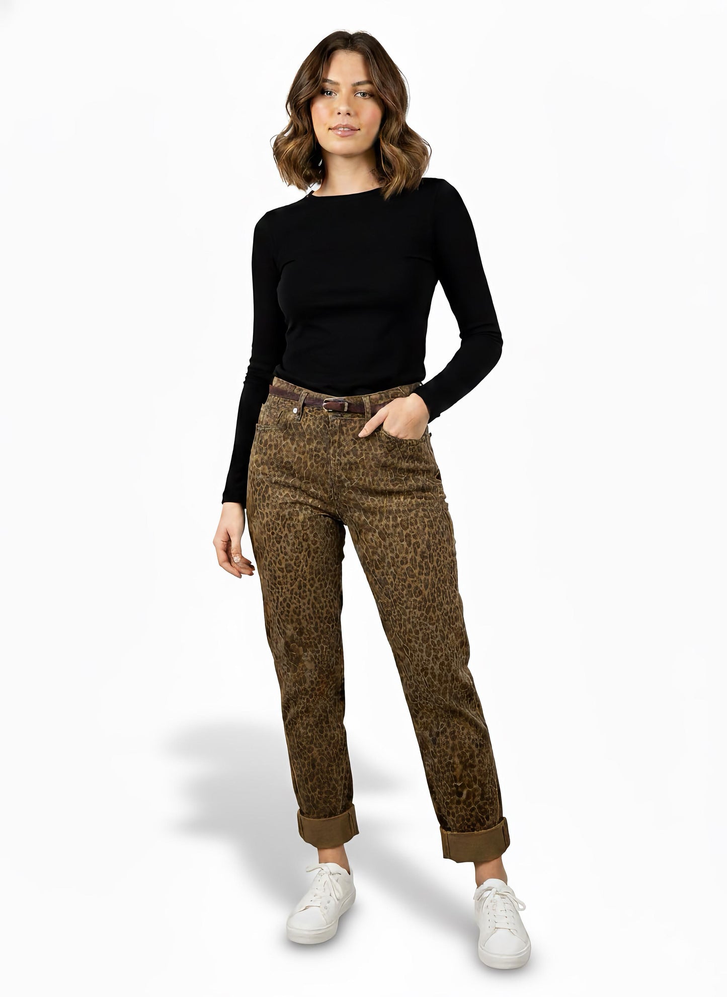 PANTALONE FANTASIA ANIMALIER