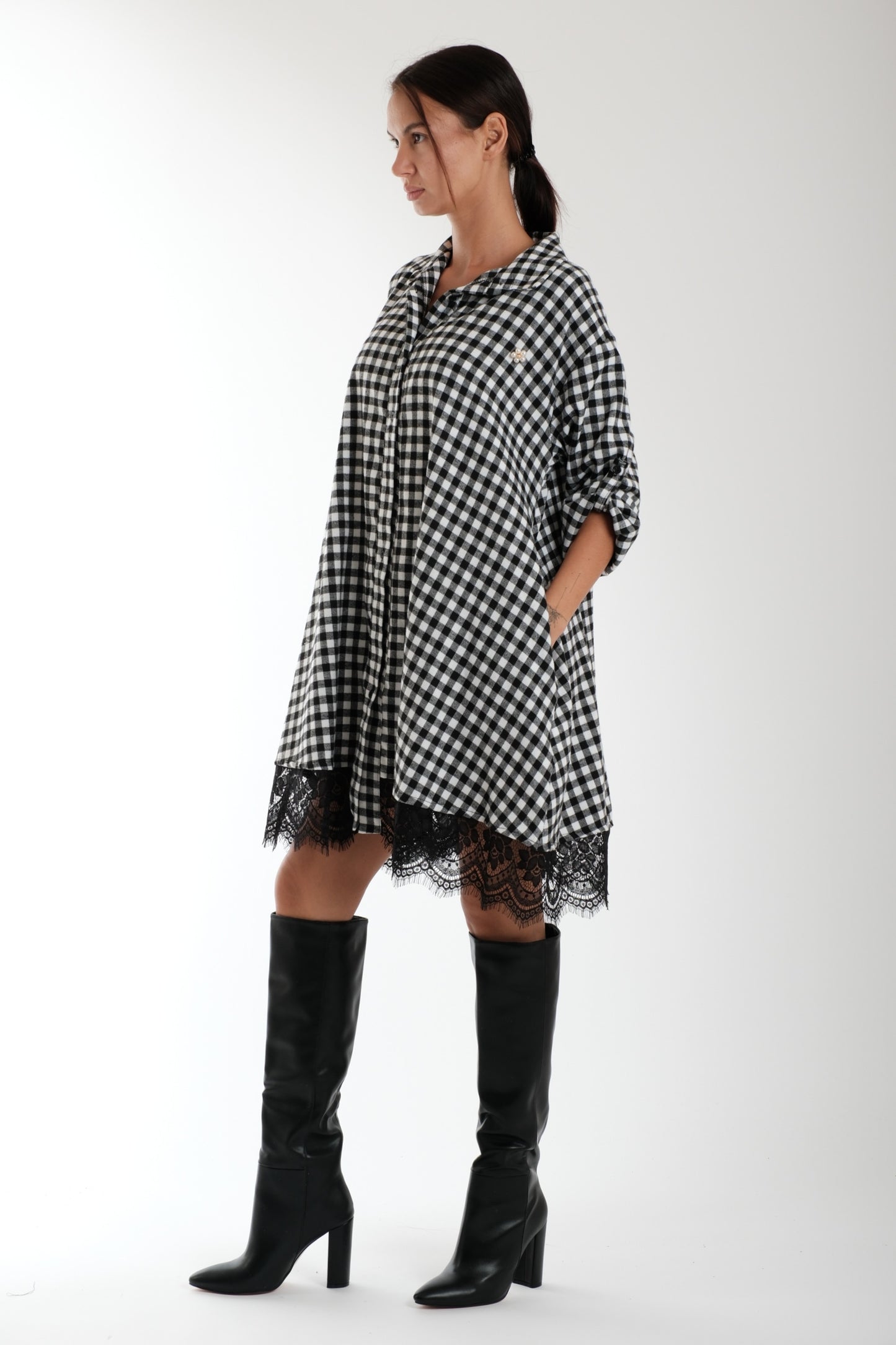 CAMICIONE FANTASIA SCACCHI