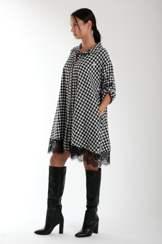 CAMICIONE FANTASIA SCACCHI