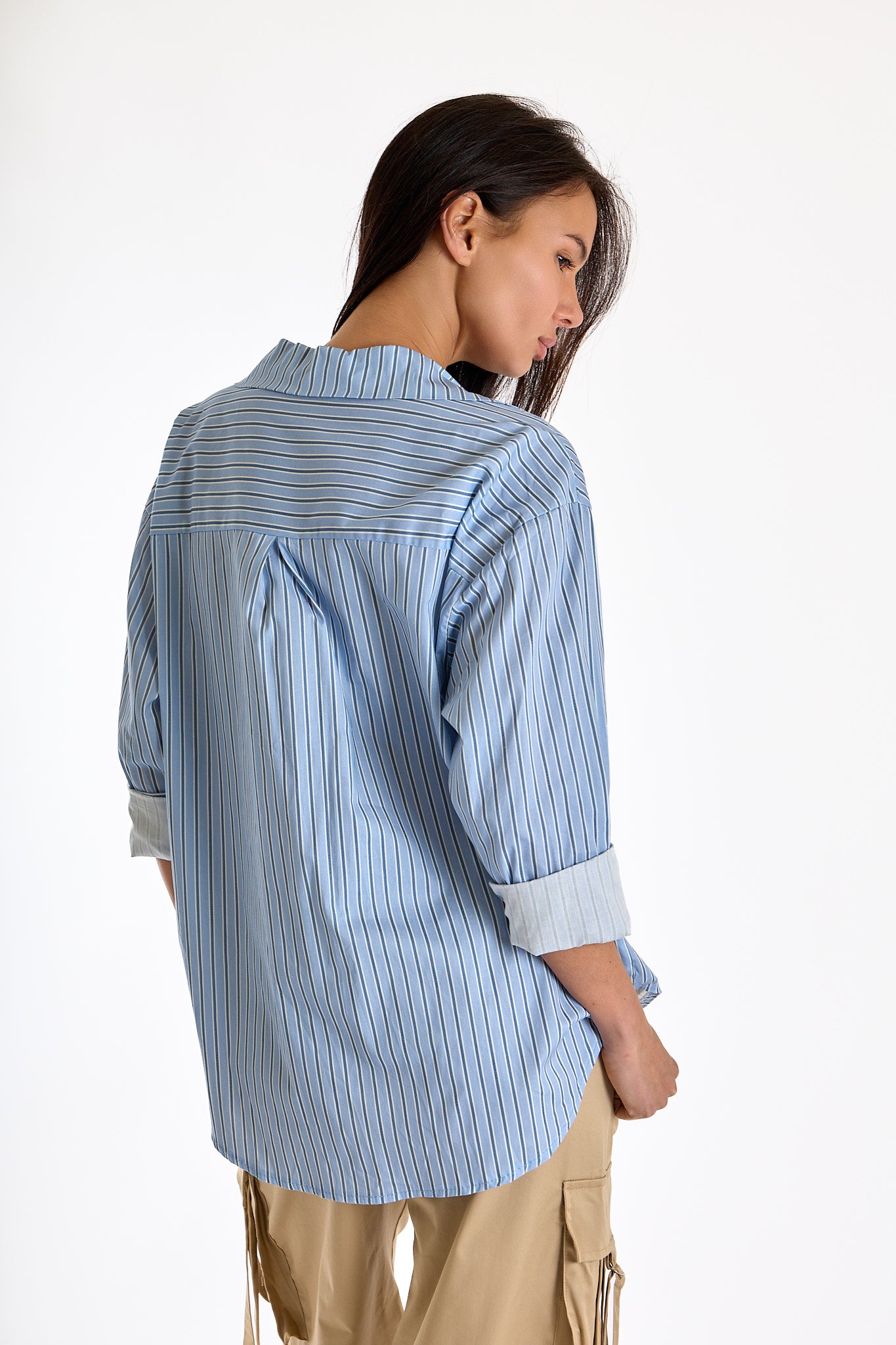 CAMICIA RIGATA|Colore:Celeste