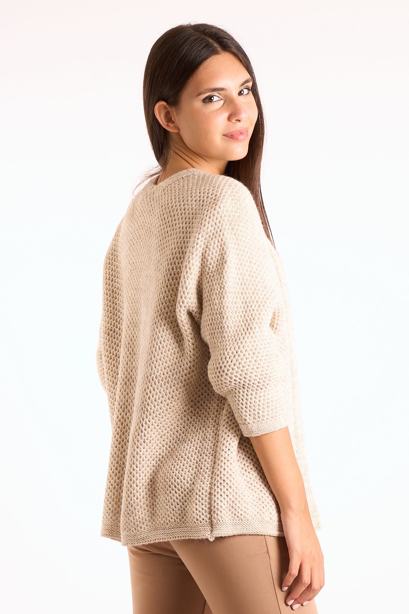 Cardigan lurex