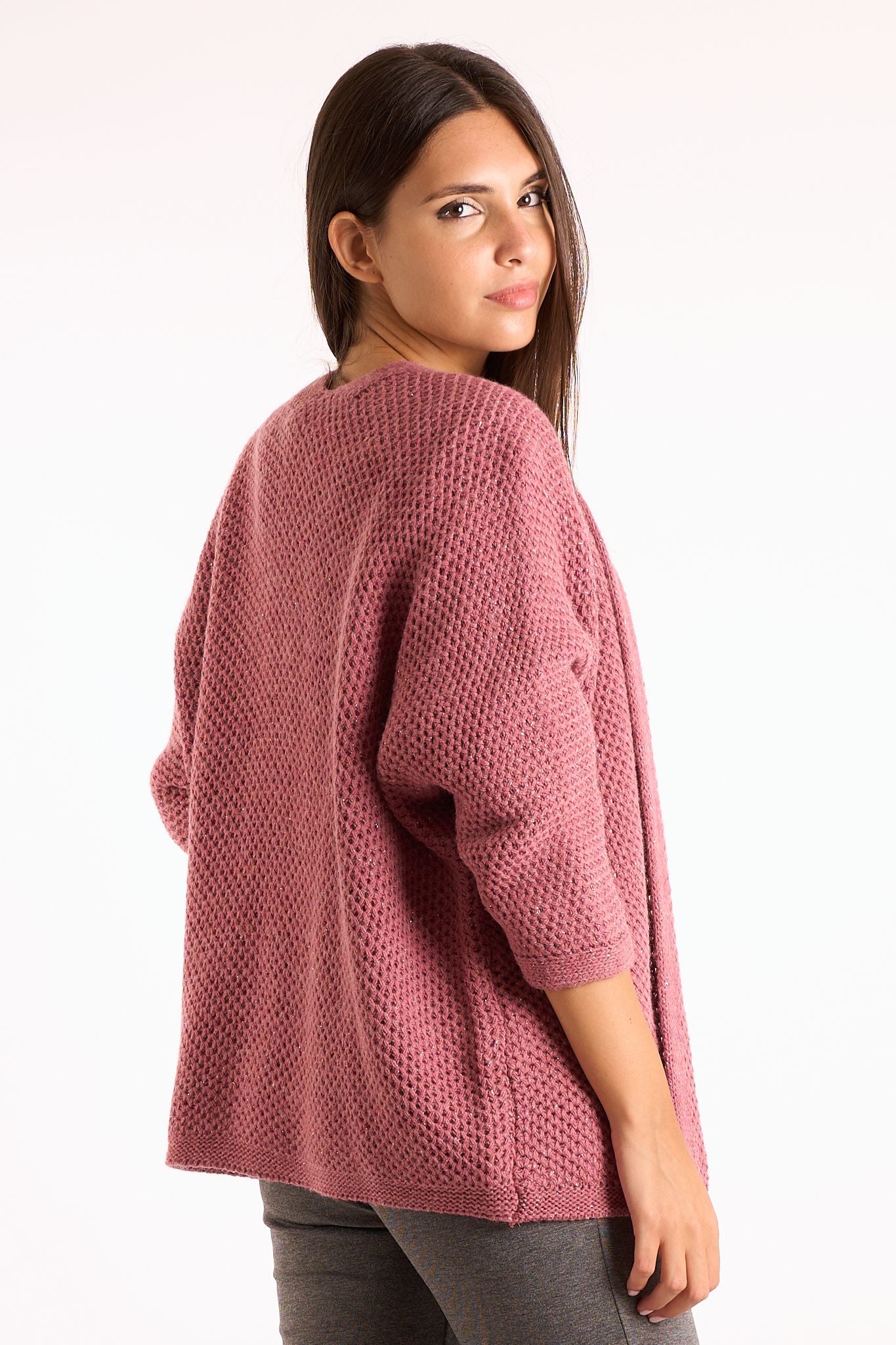 Cardigan lurex