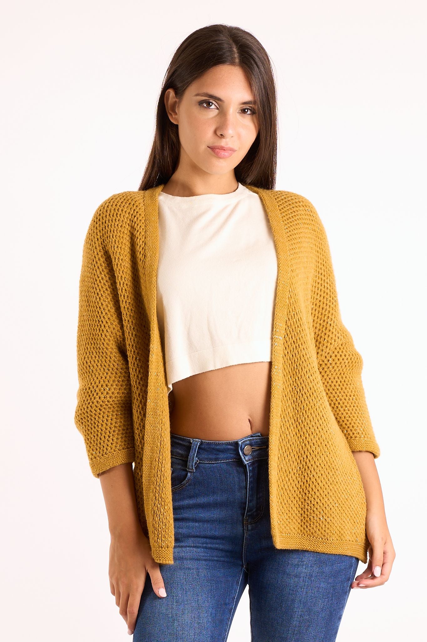 Cardigan lurex