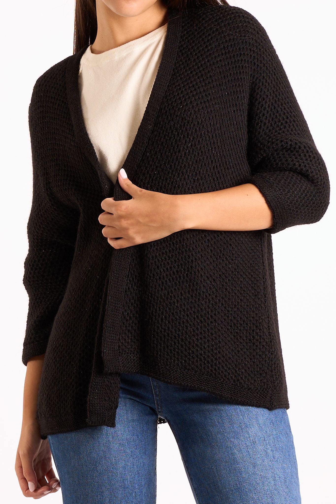 Cardigan lurex