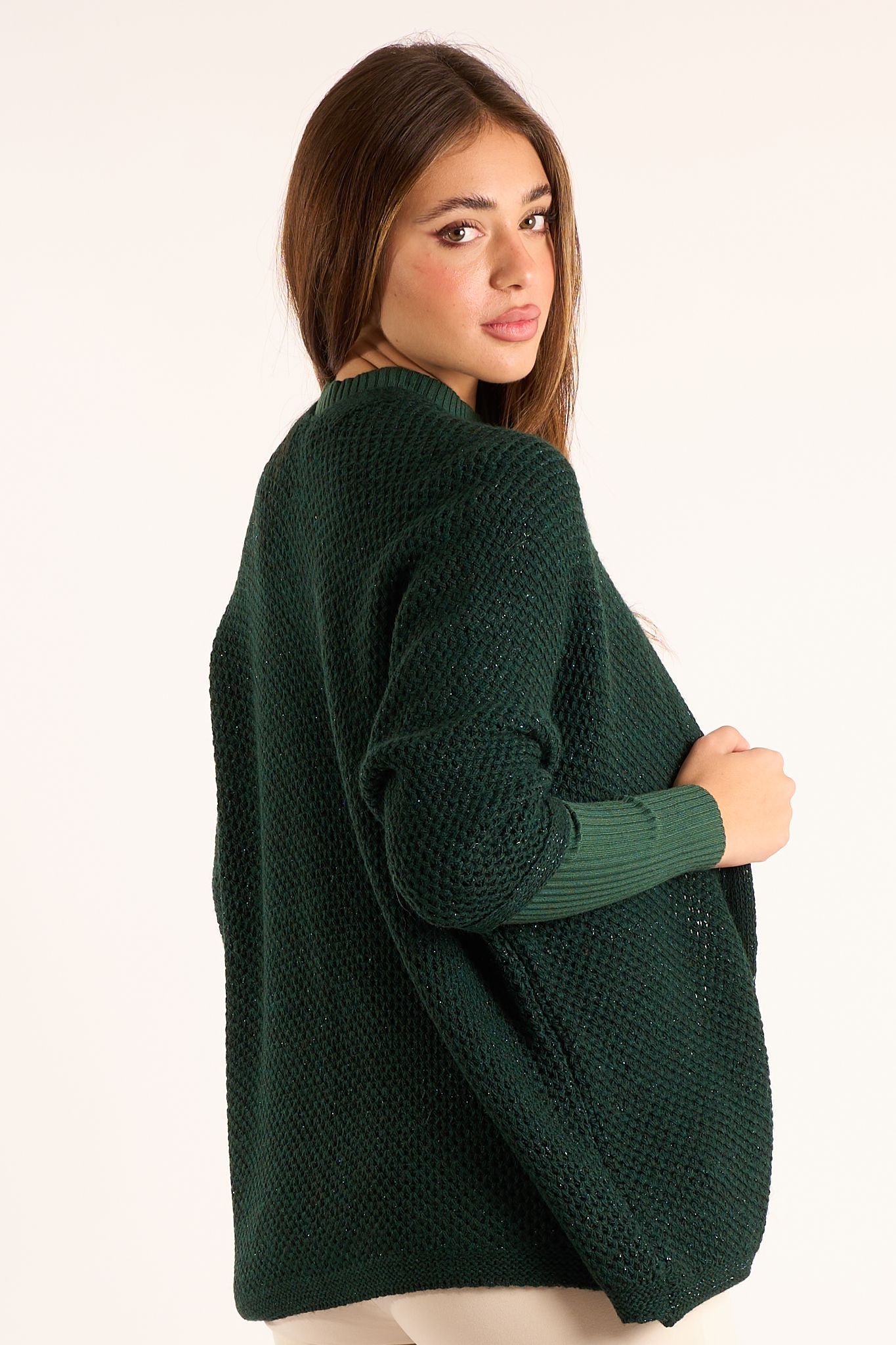 Cardigan lurex