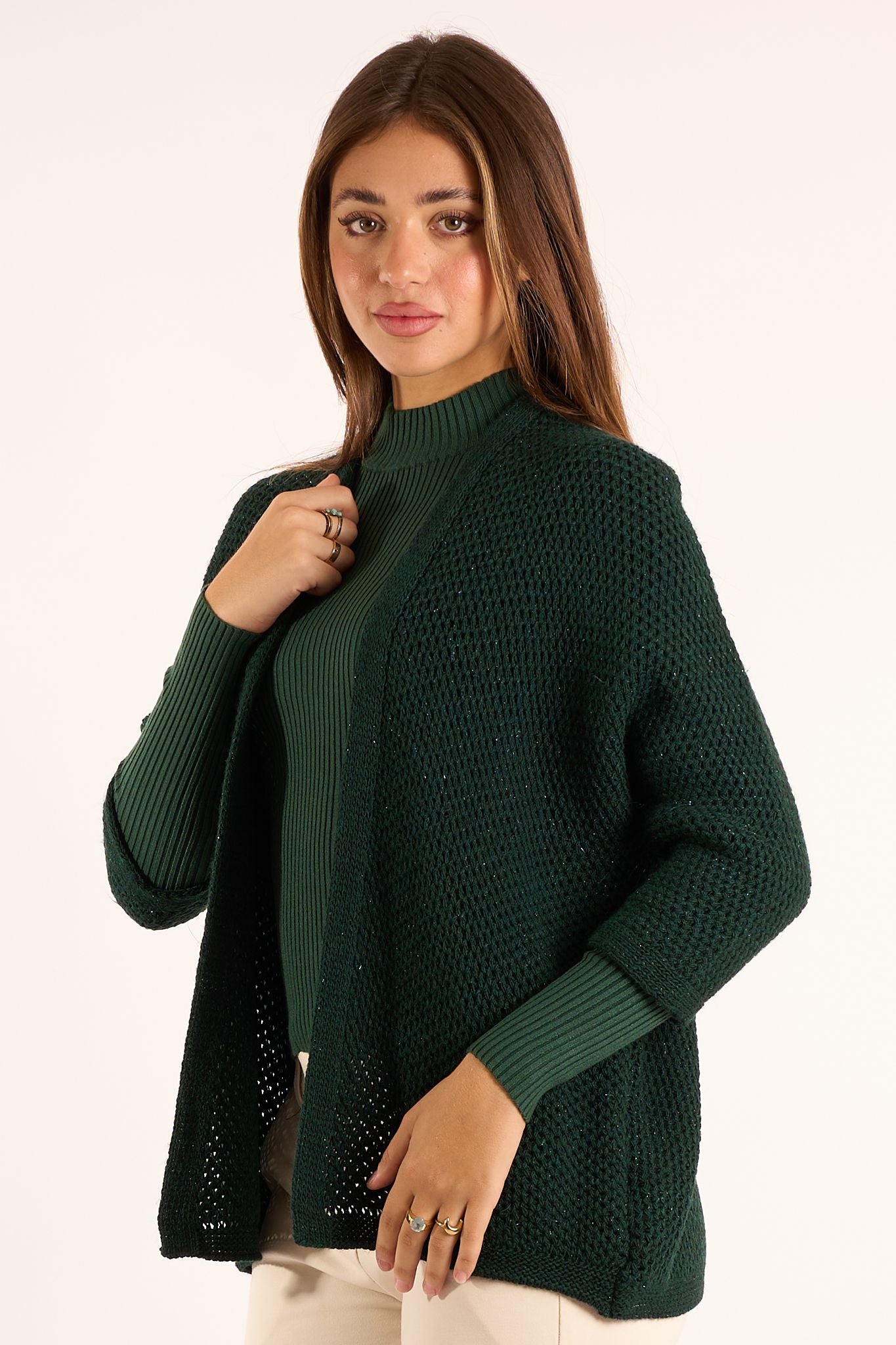 Cardigan lurex