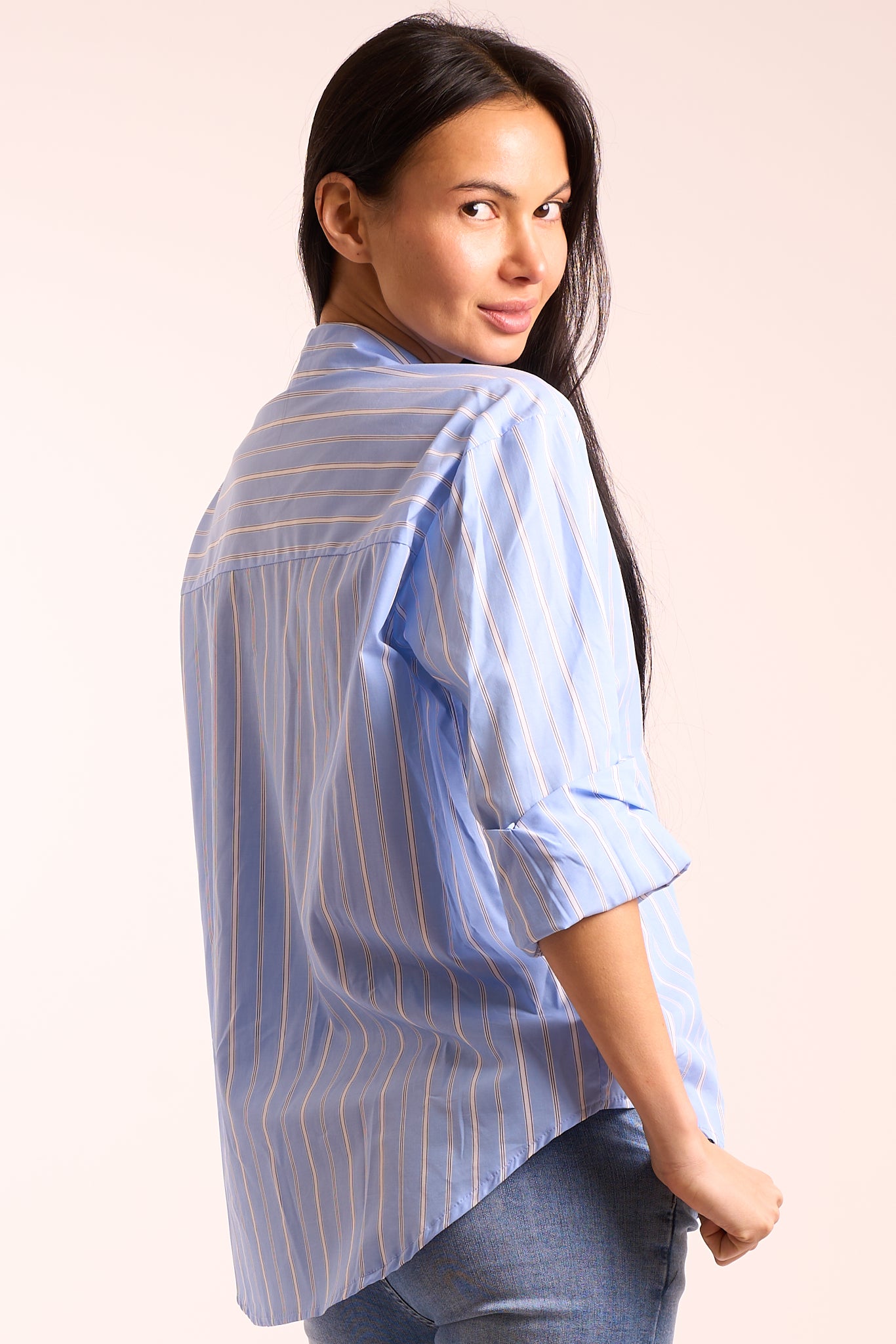 Camicia righe lunga