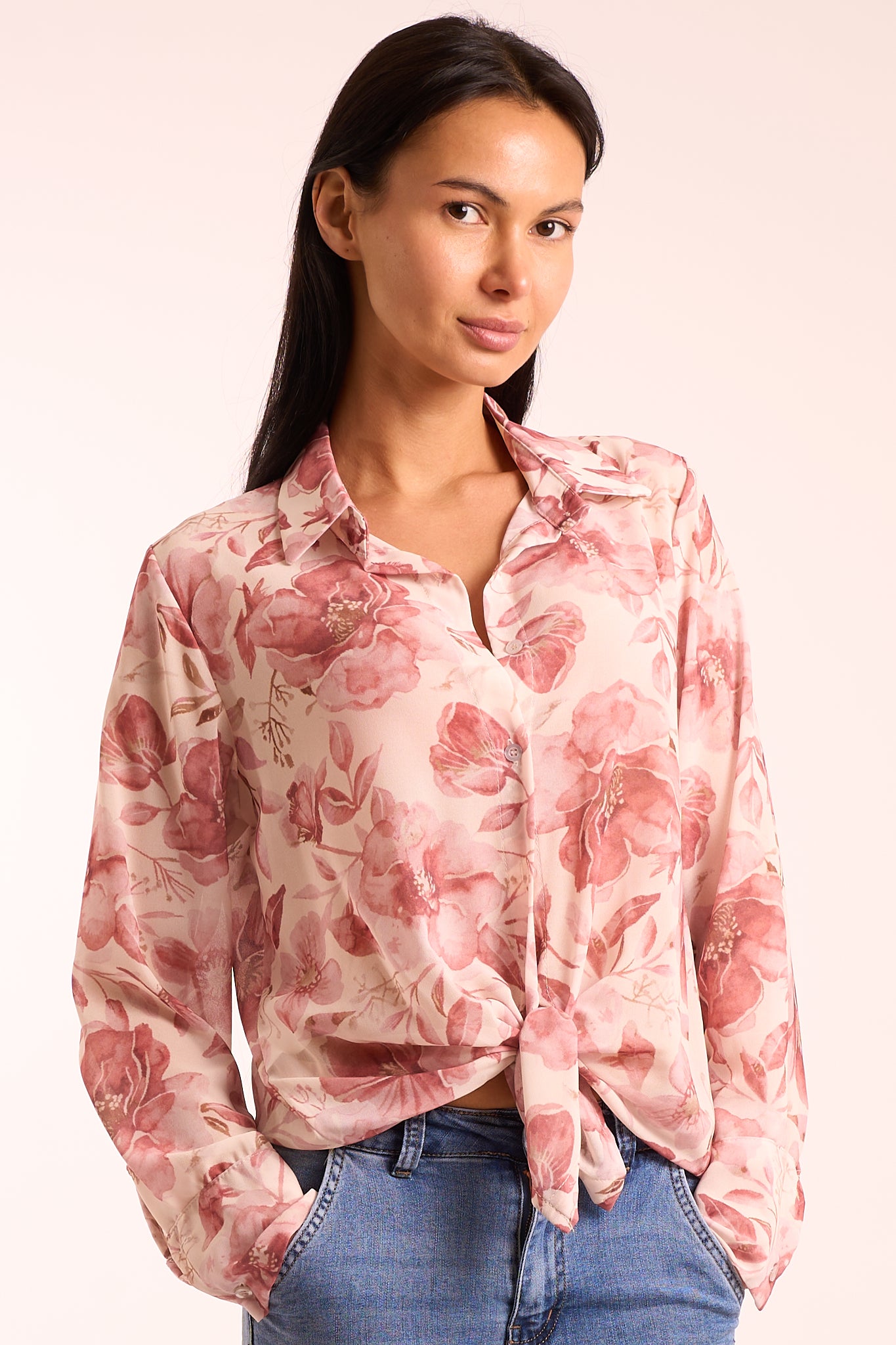 Camicia fantasia fiori