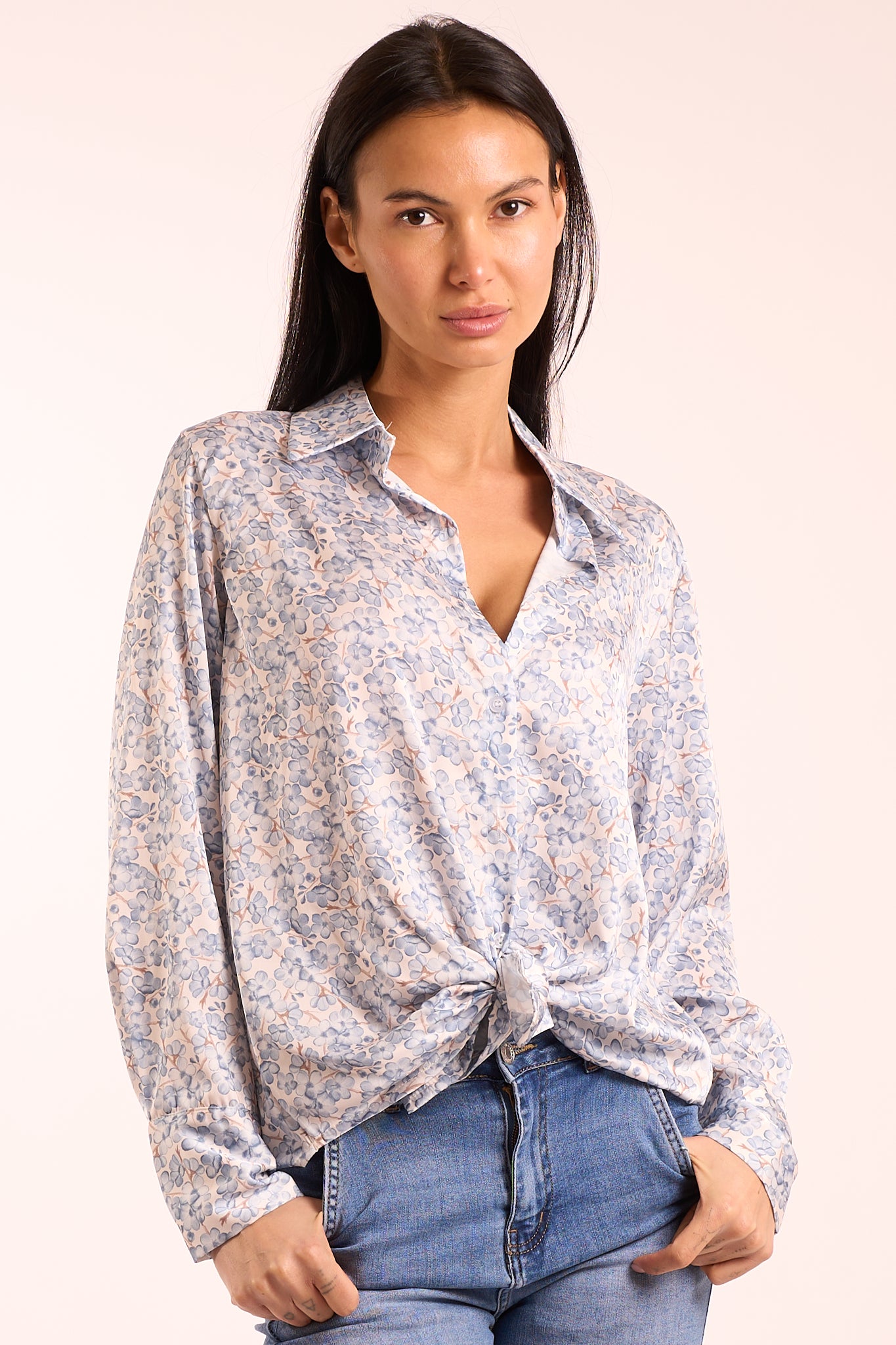 Camicia fantasia fiorellini
