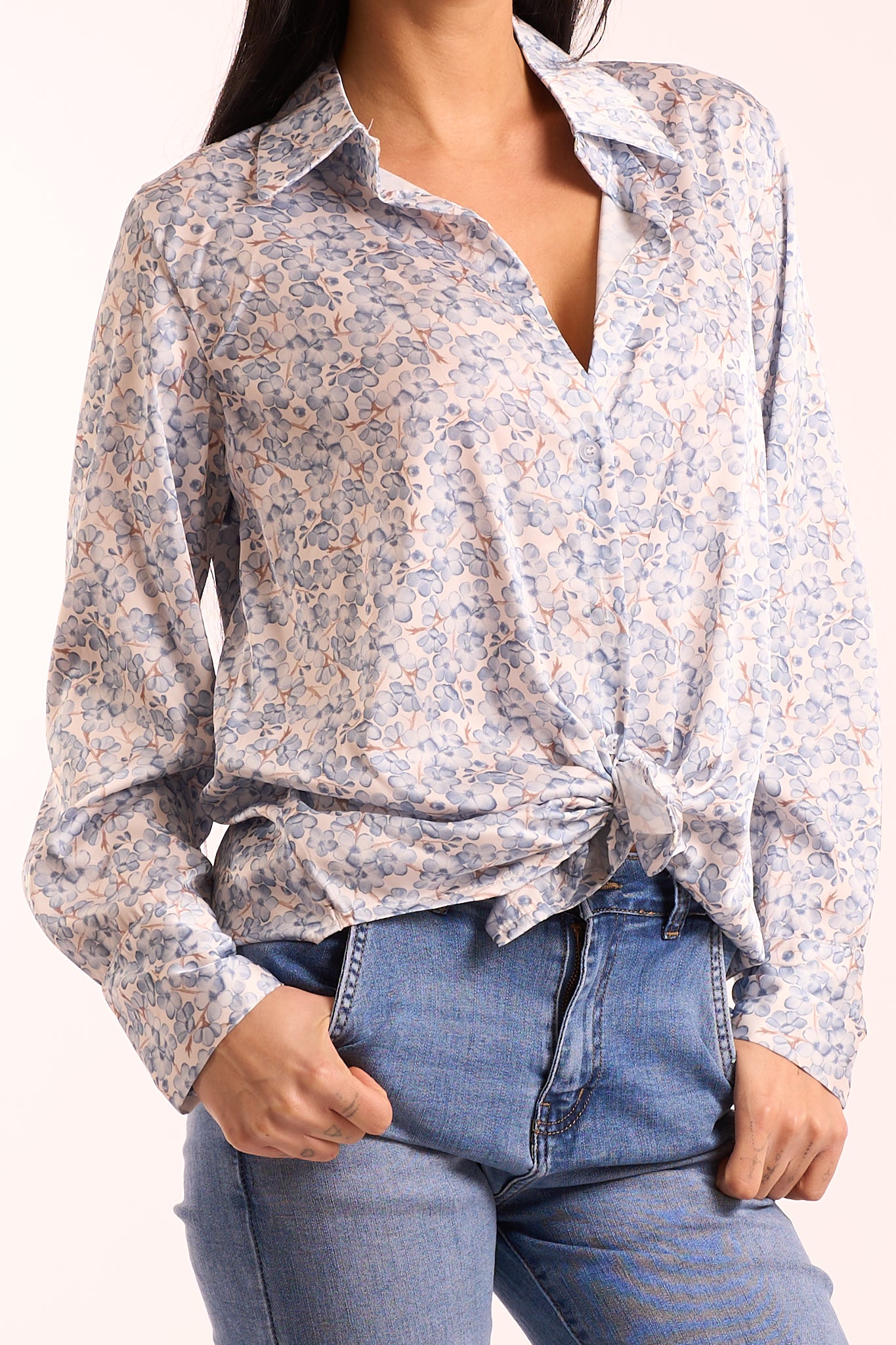 Camicia fantasia fiorellini