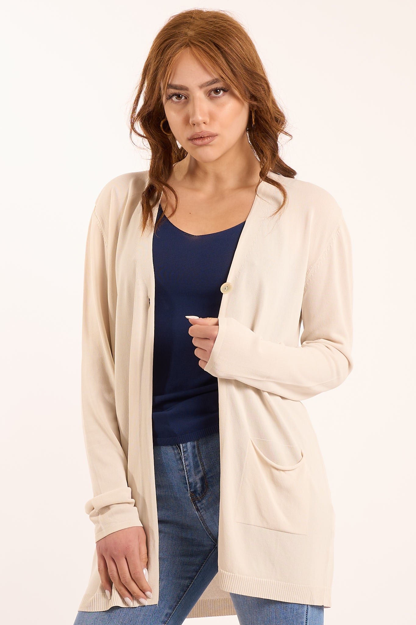 Cardigan over