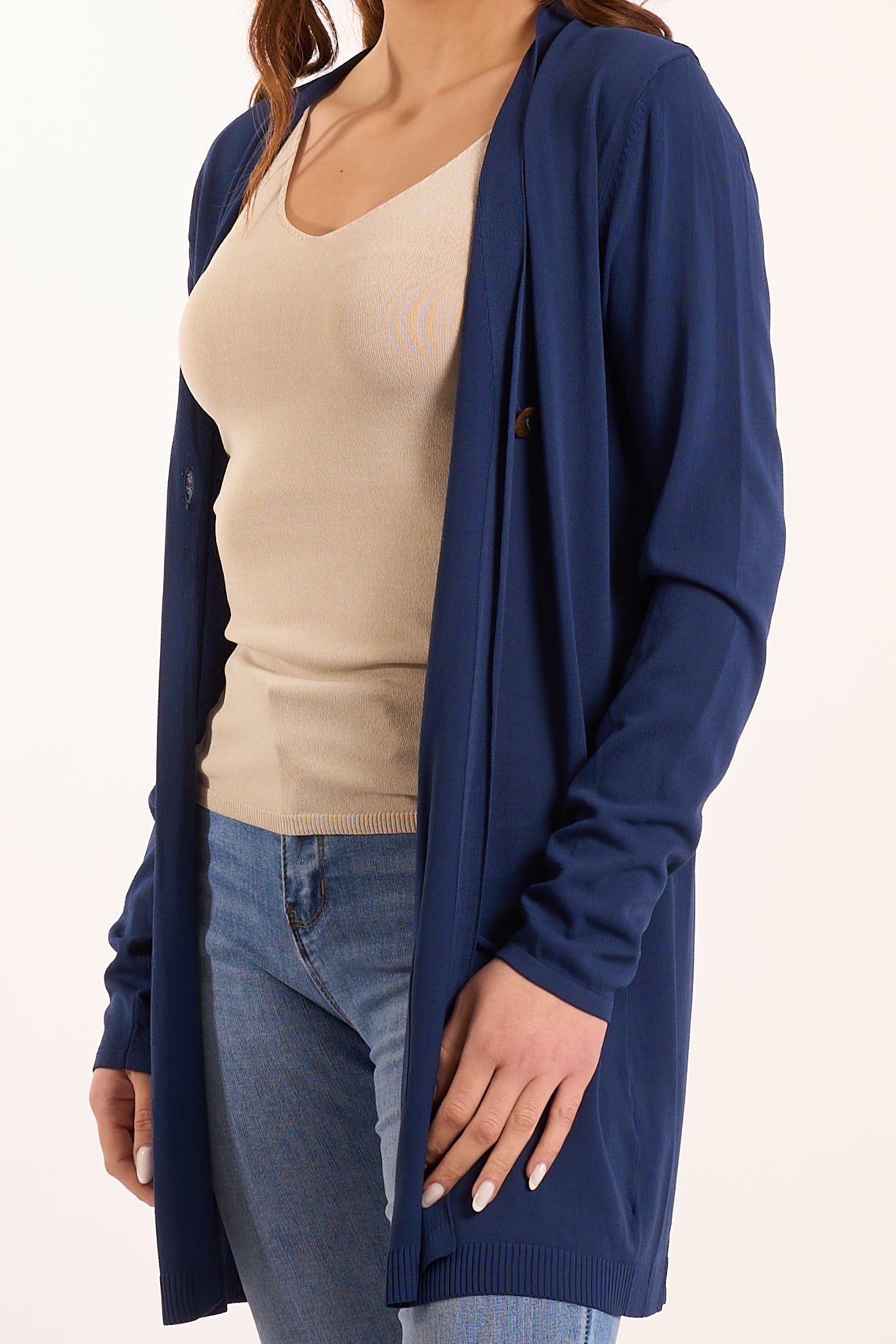 Cardigan over