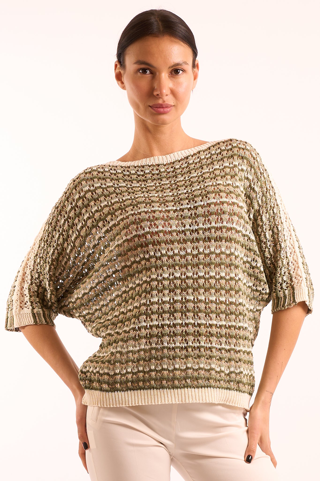 Maglia Righe Lurex