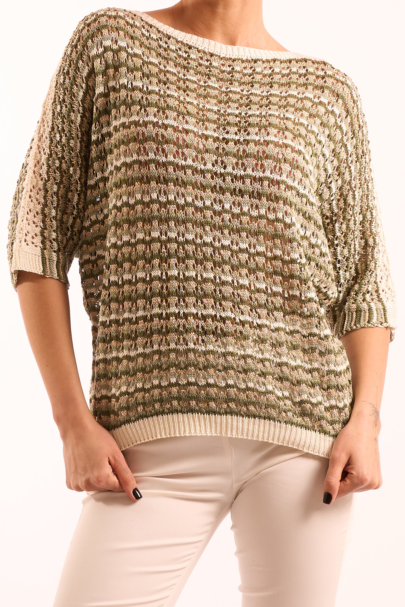 Maglia Righe Lurex