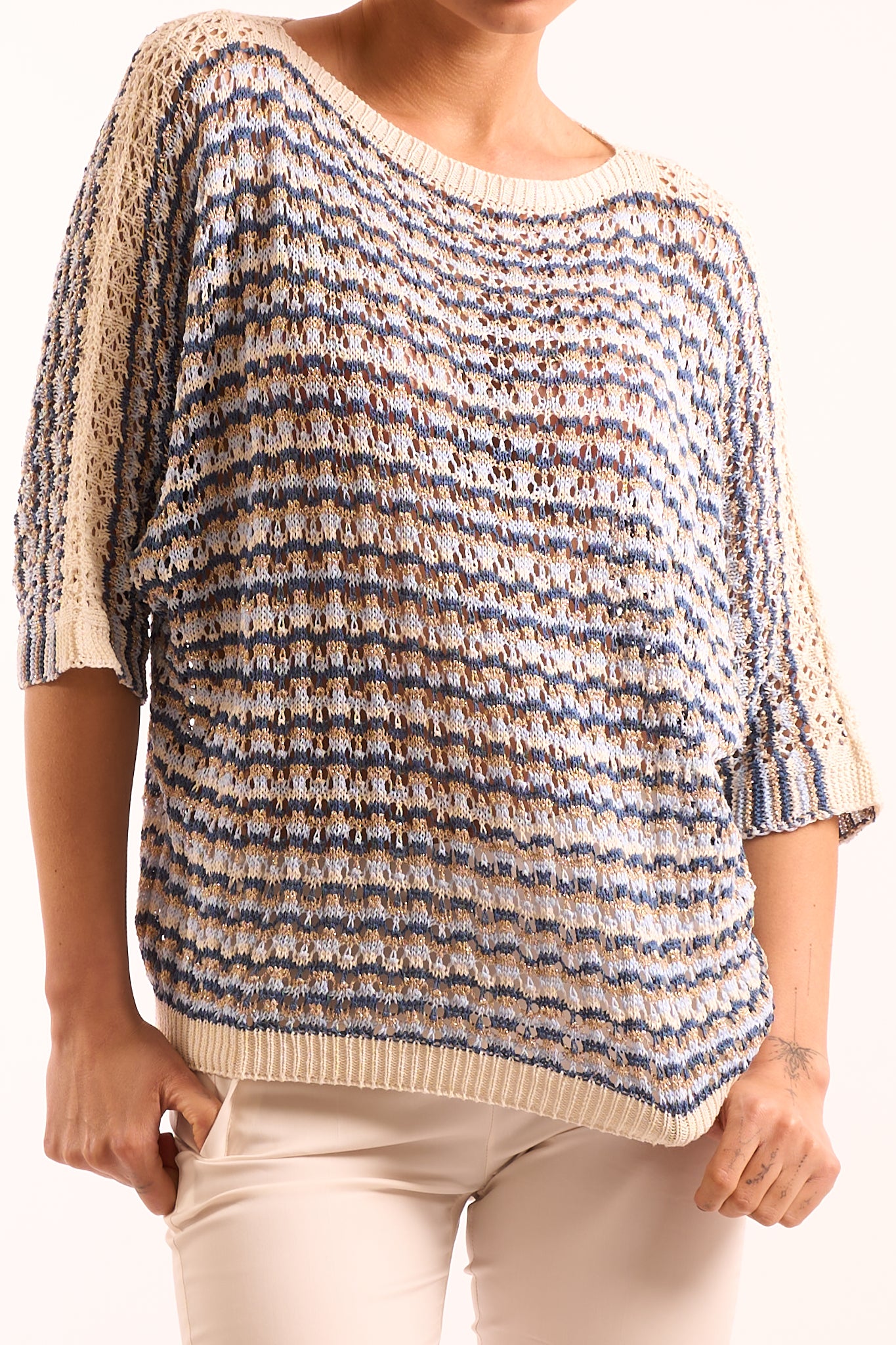 Maglia Righe Lurex