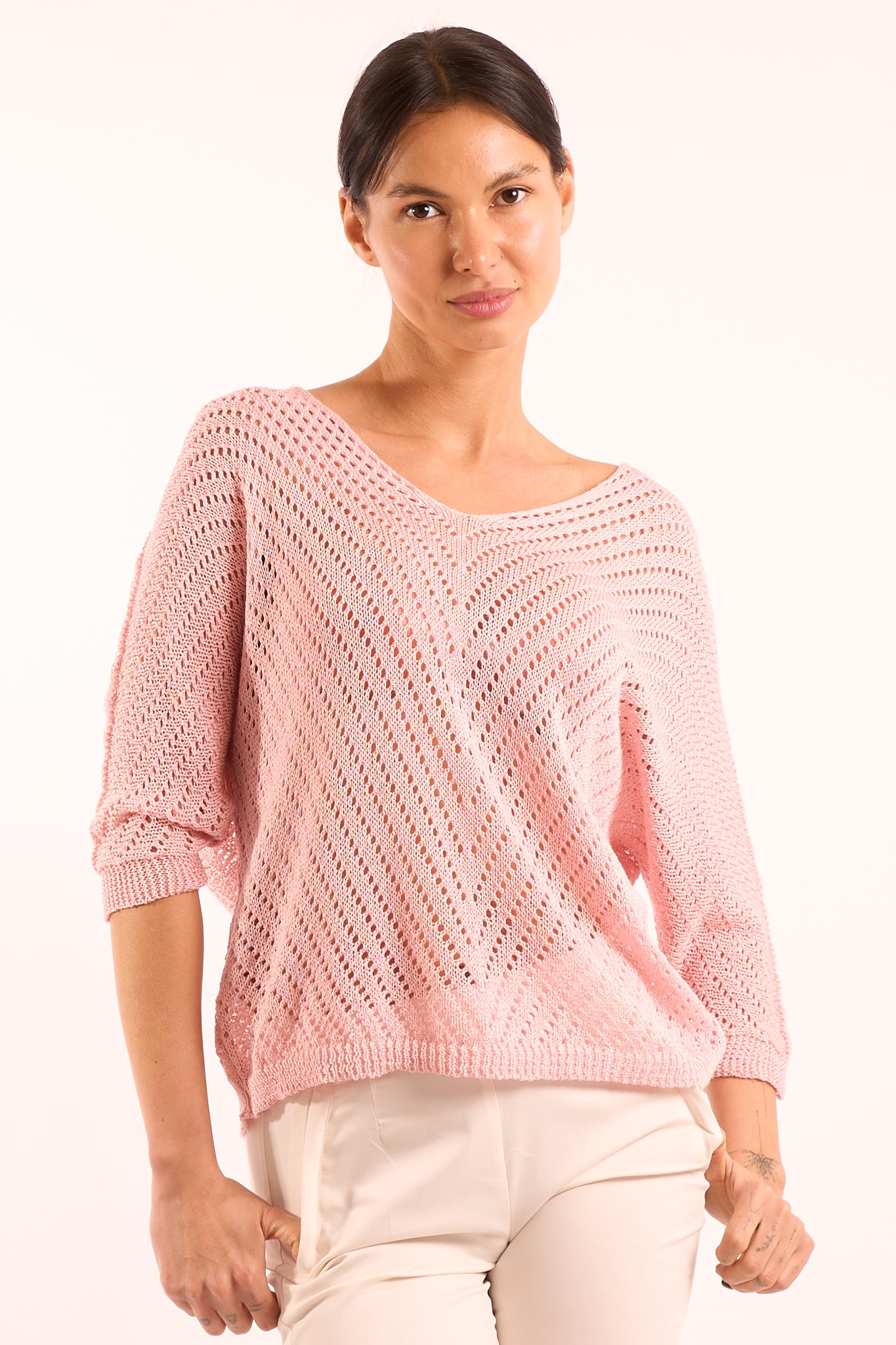 Maglia traforata