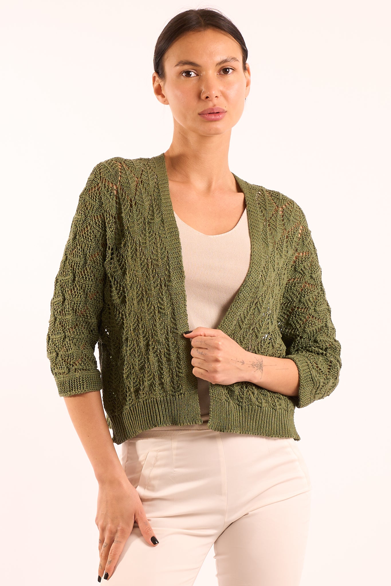 Cardigan corto