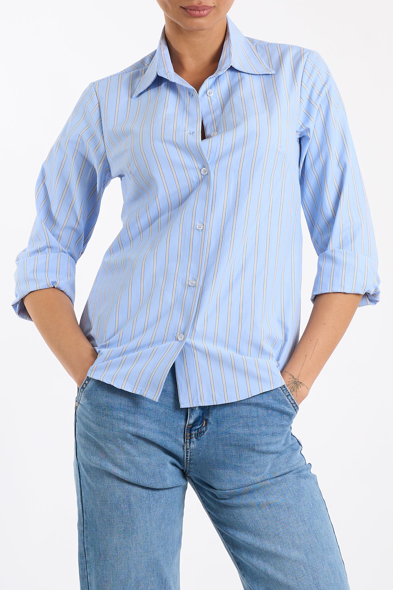 camicia riga piccola
