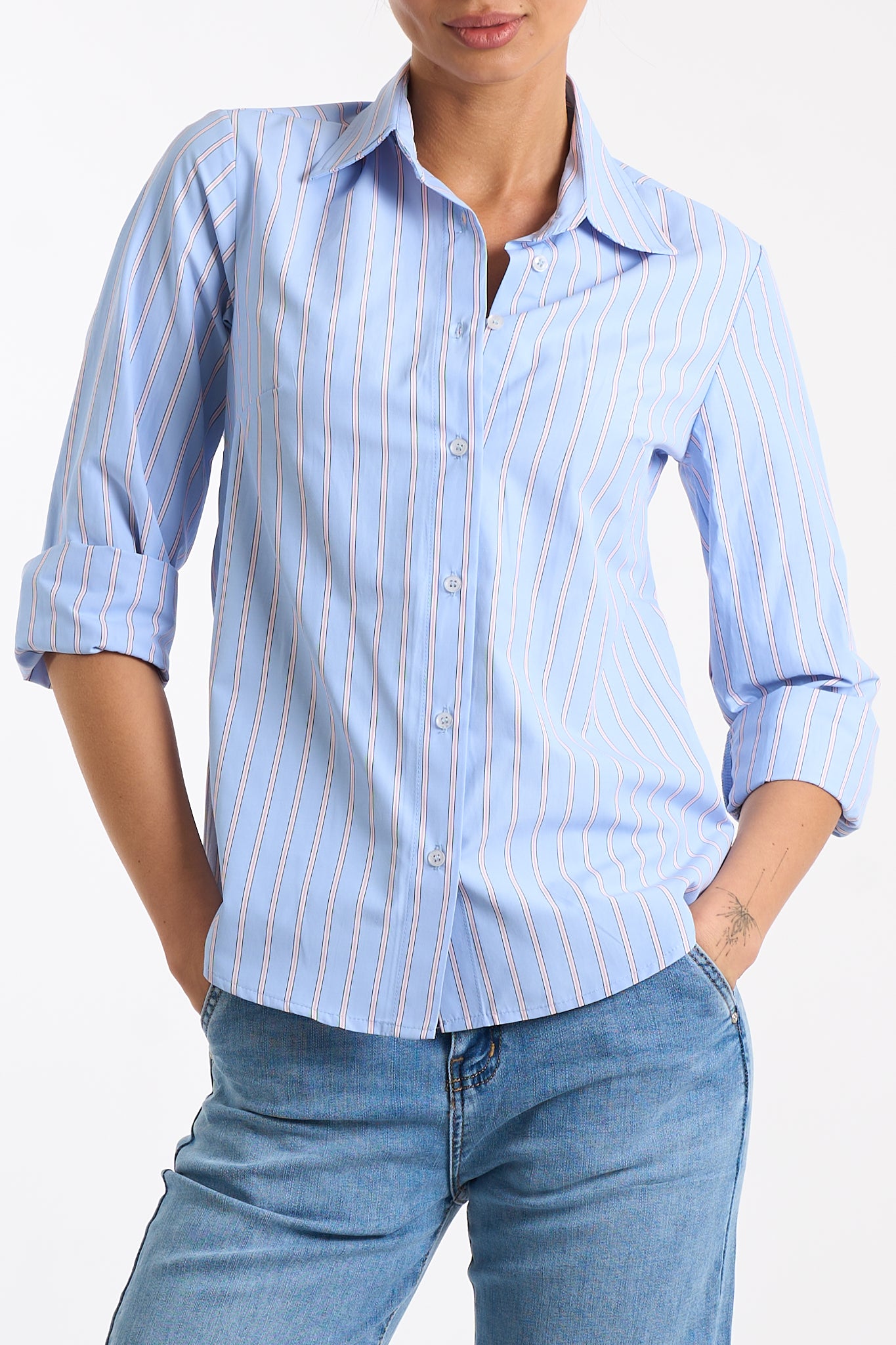 camicia riga piccola