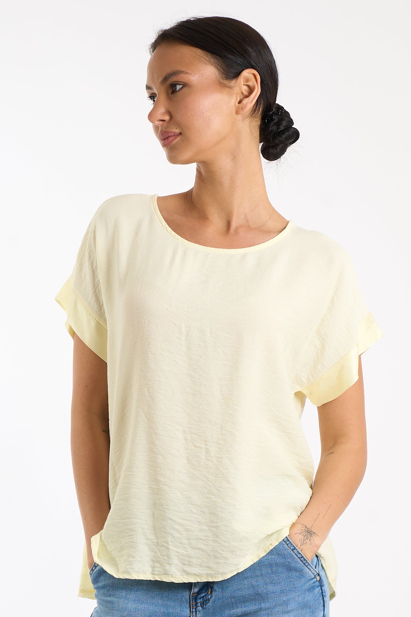 Maglia bottoni retro