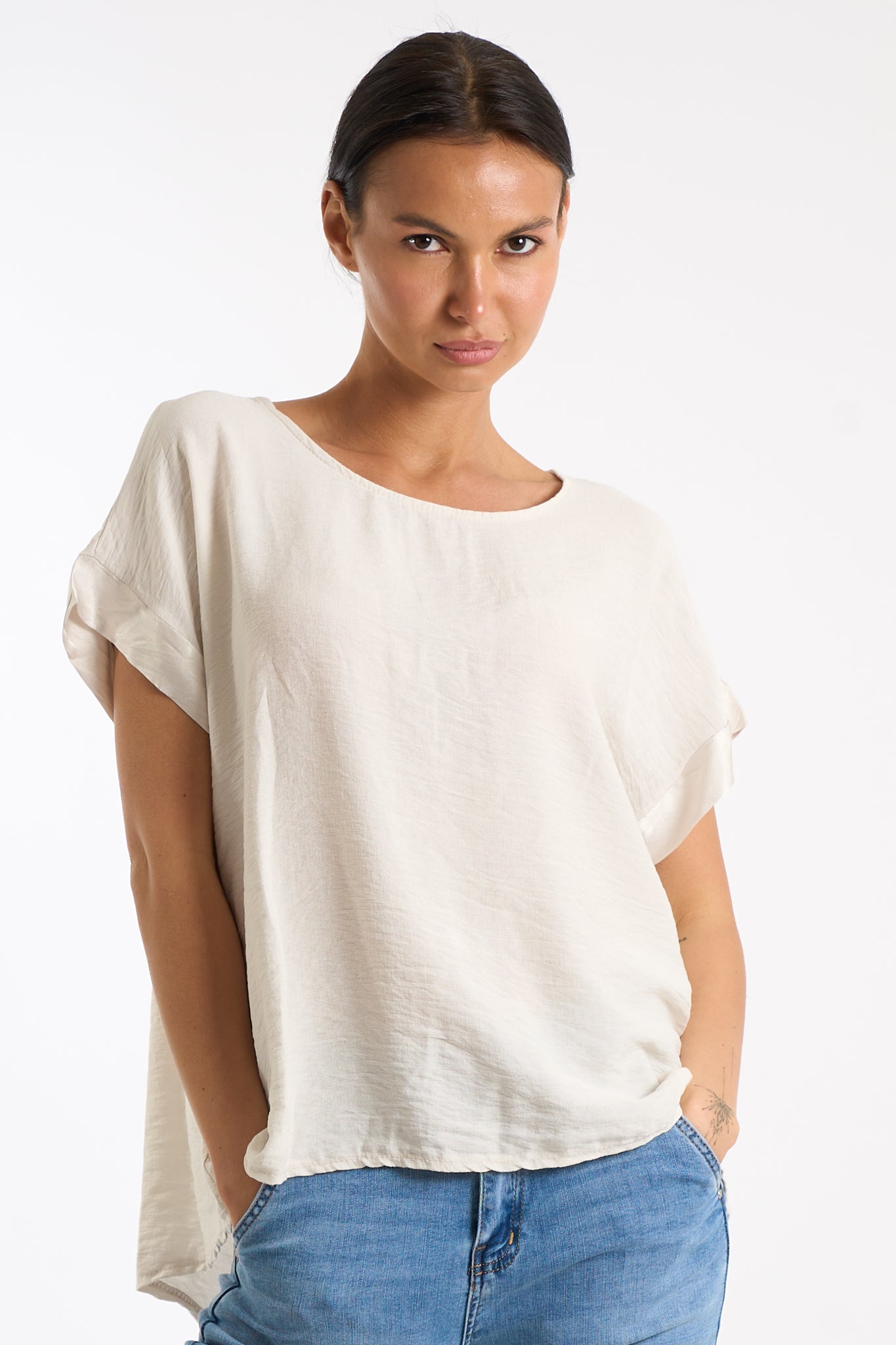 Maglia bottoni retro