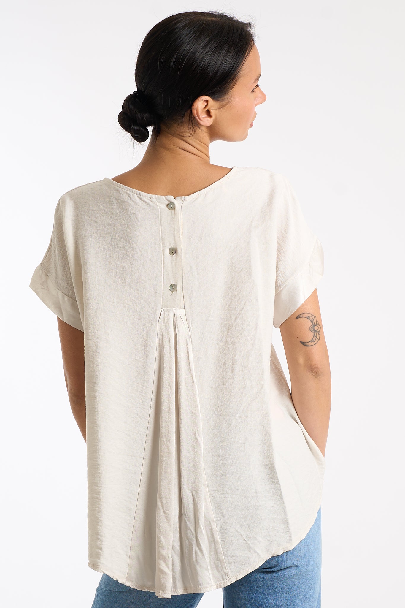 Maglia bottoni retro