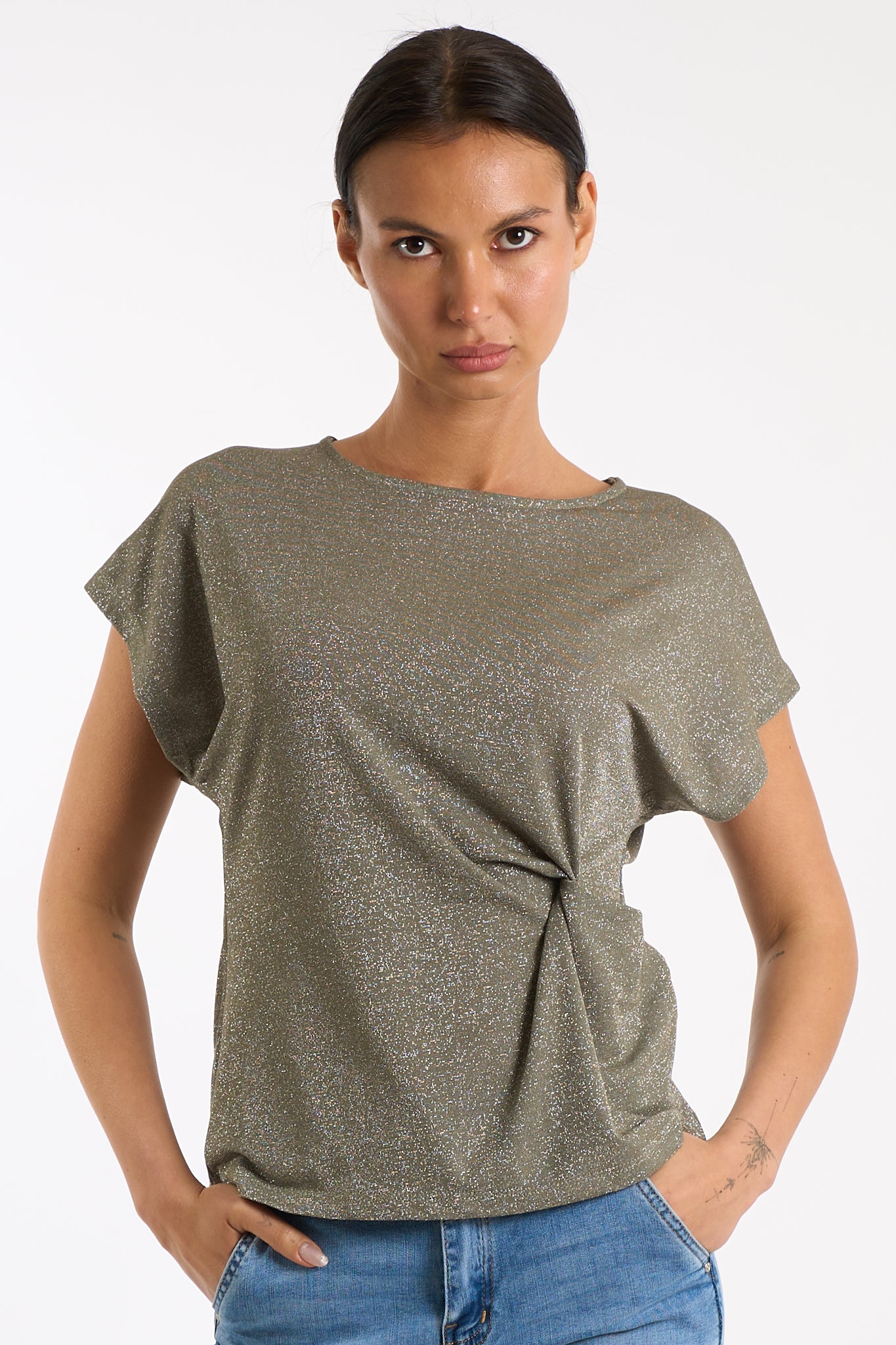Maglia nodo lurex