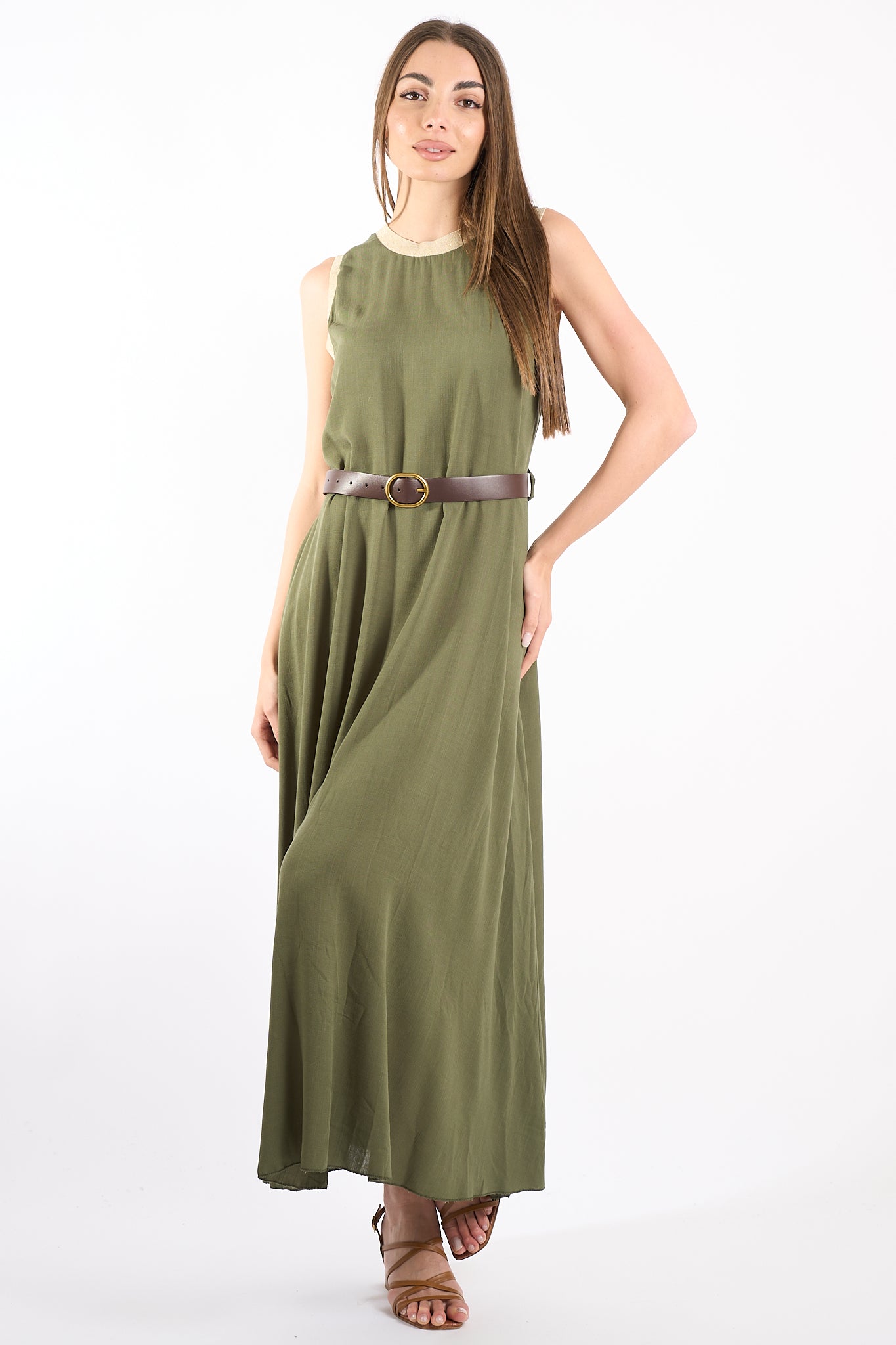 Abito collo lurex