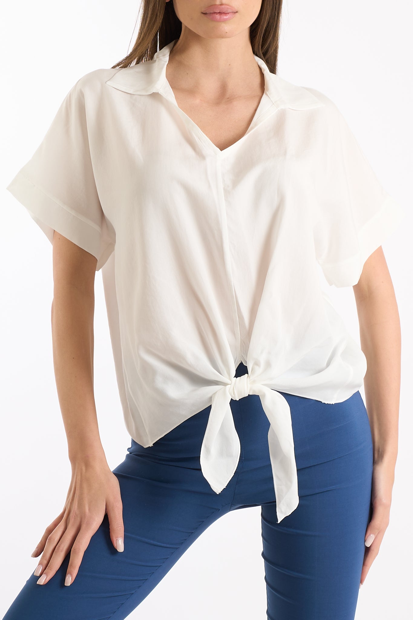 Blusa collo camicia