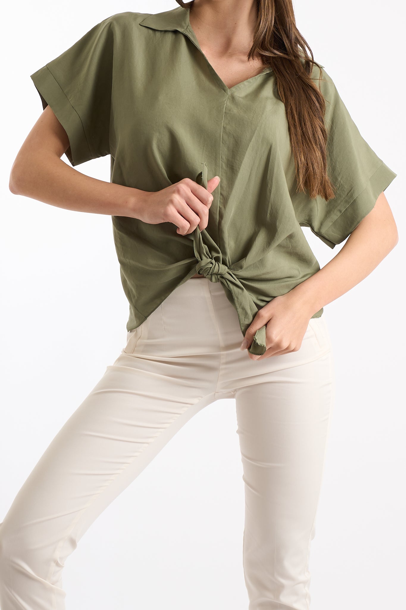 Blusa collo camicia