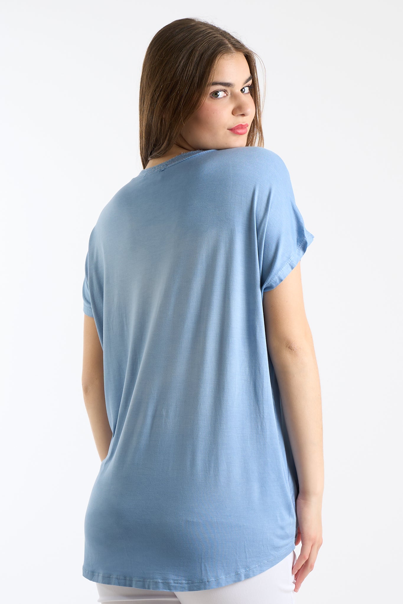 Maglia collo lurex