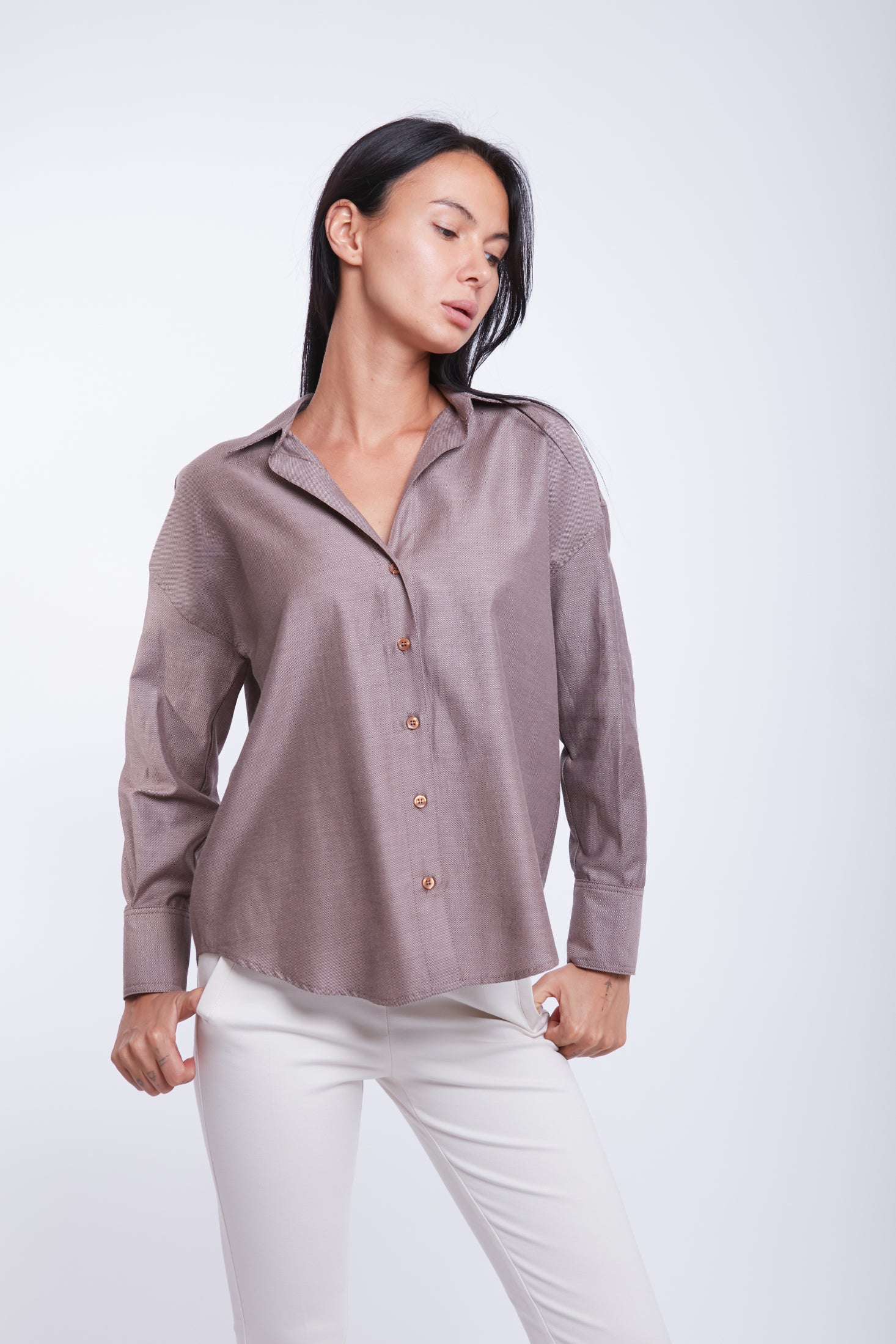 CAMICIA OVER PIQUET