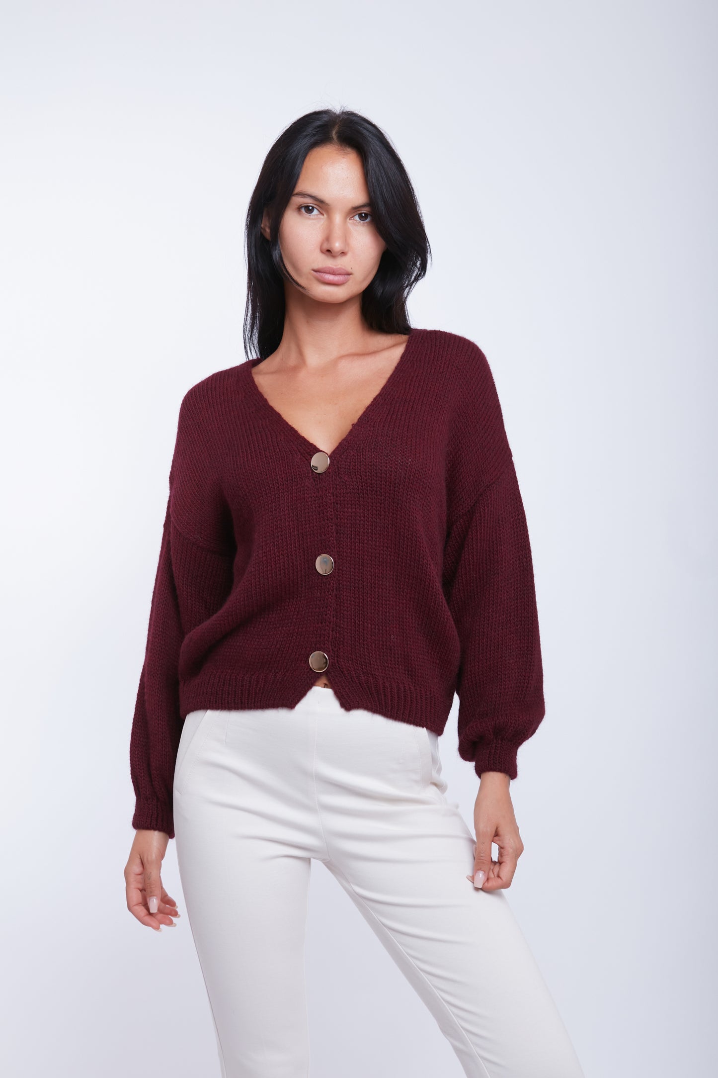 CARDIGAN BOTTONE ORO