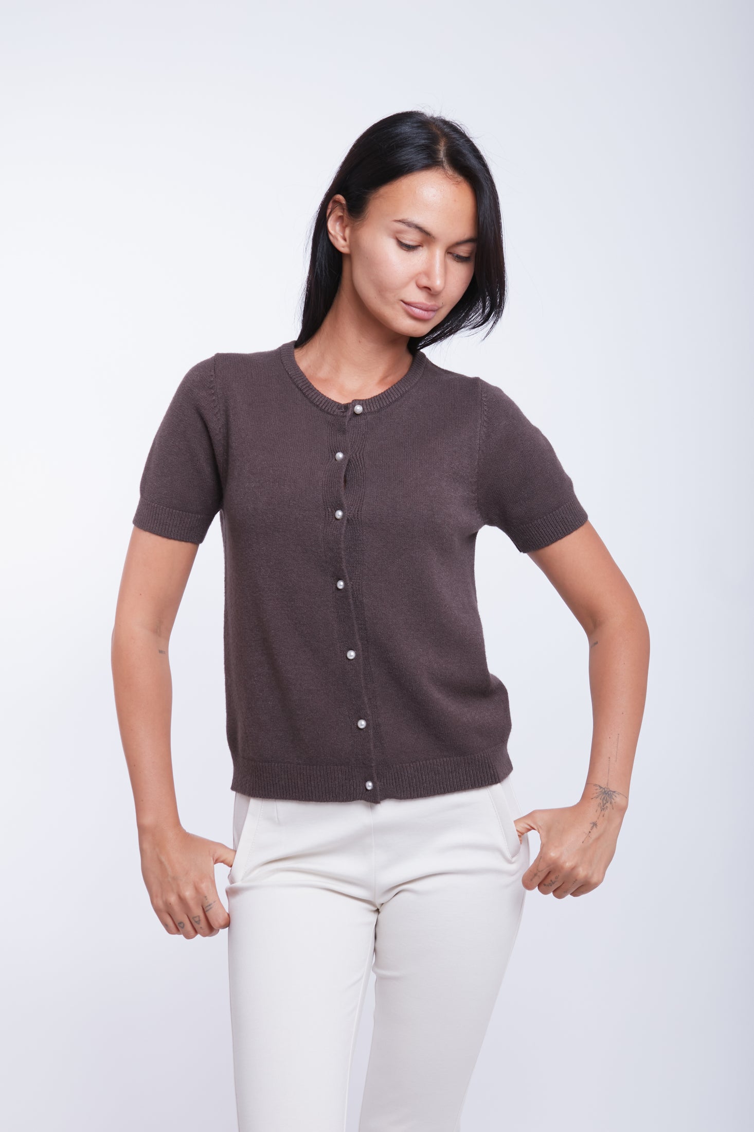 CARDIGAN PERLINE