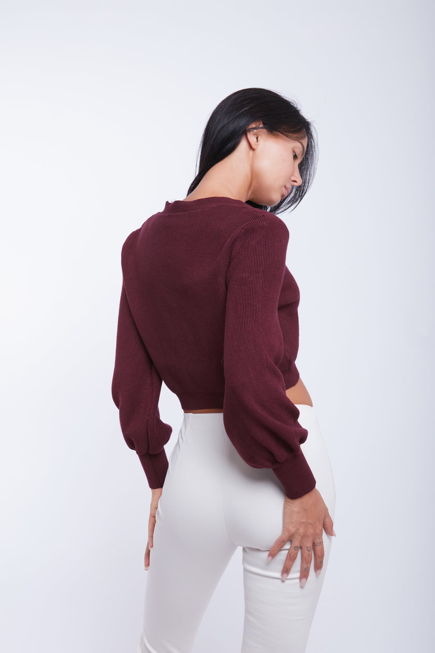 CARDIGAN CORTO BOTTONI