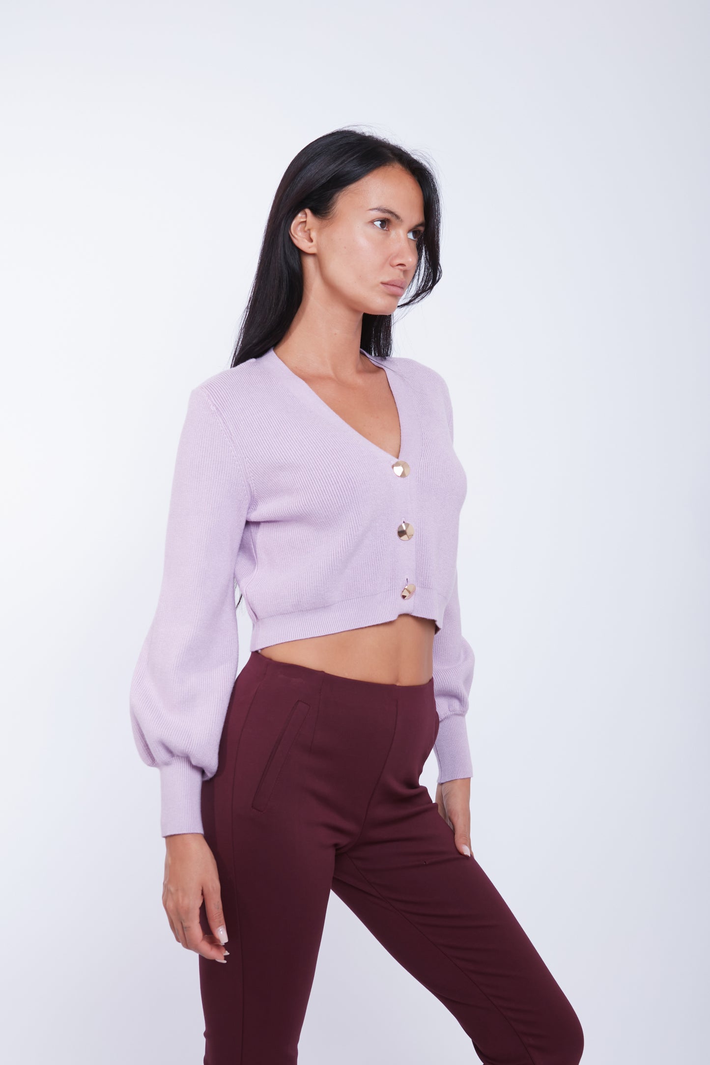 CARDIGAN CORTO BOTTONI