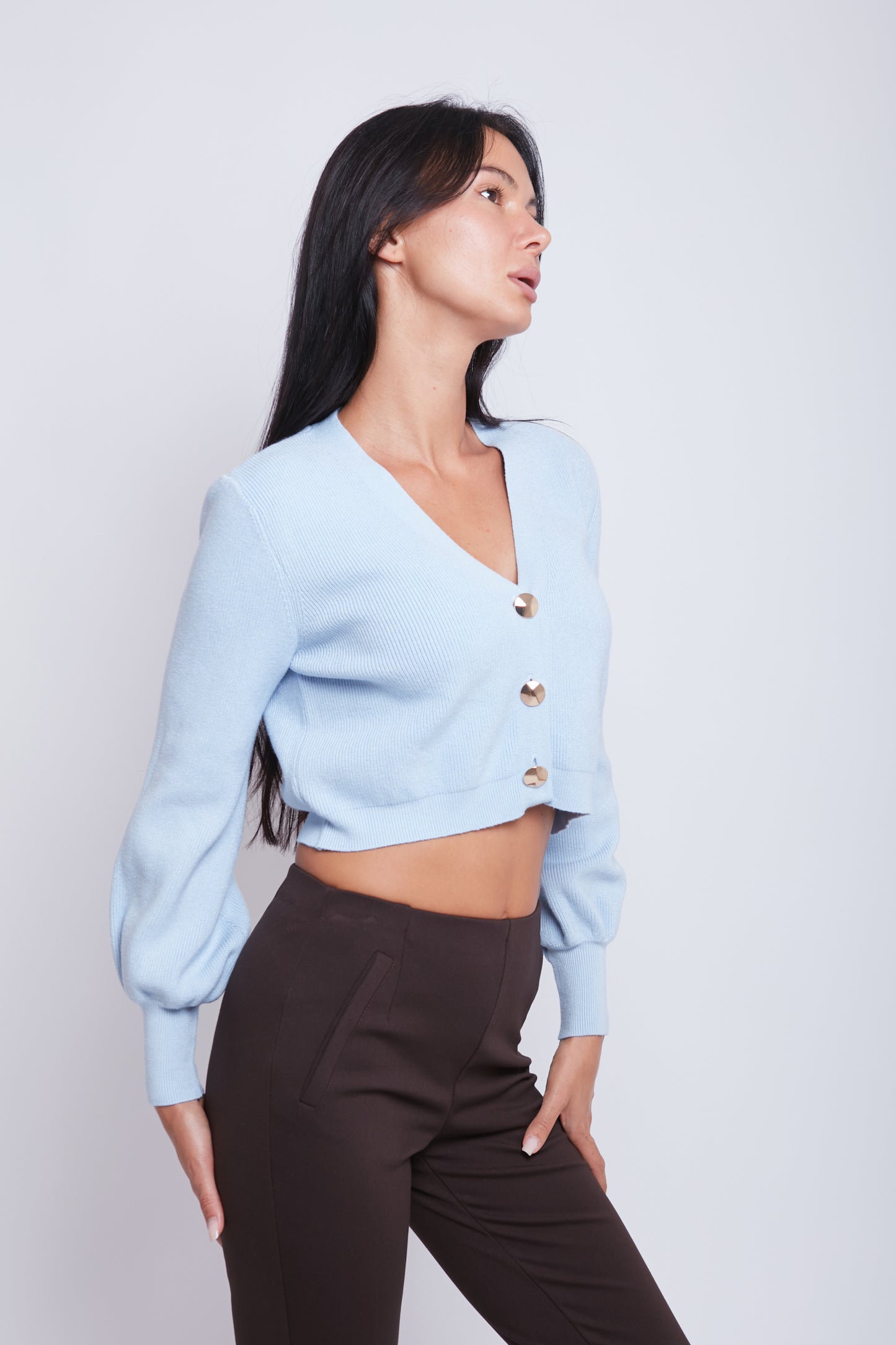 CARDIGAN CORTO BOTTONI