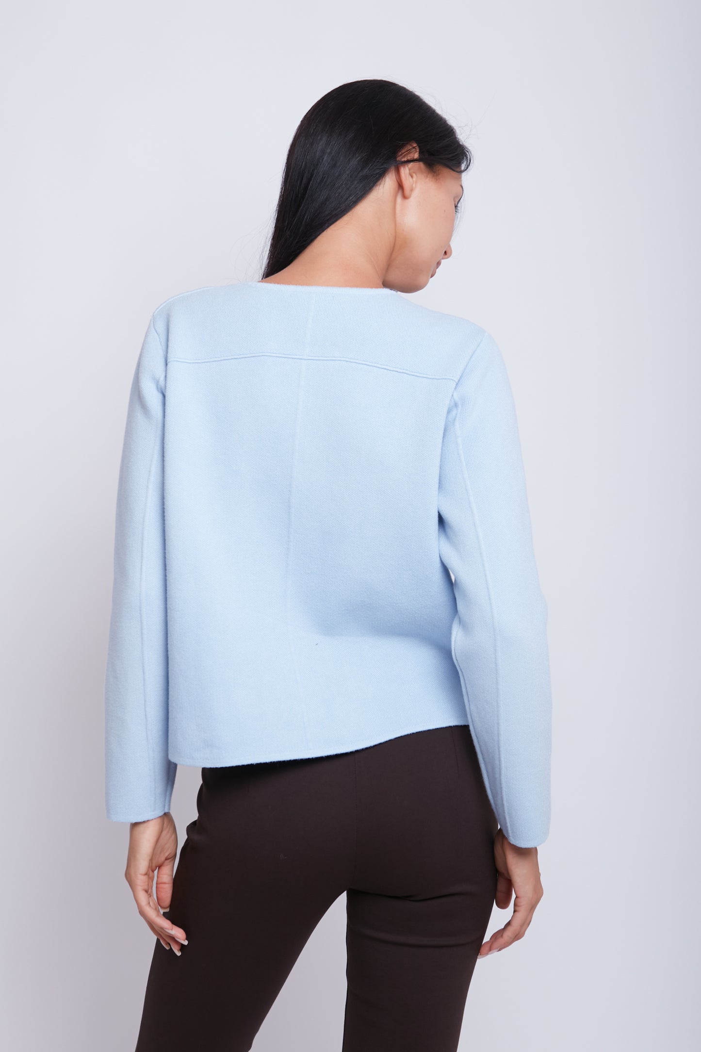 CARDIGAN DUE BOTTONI|Colore:Polvere