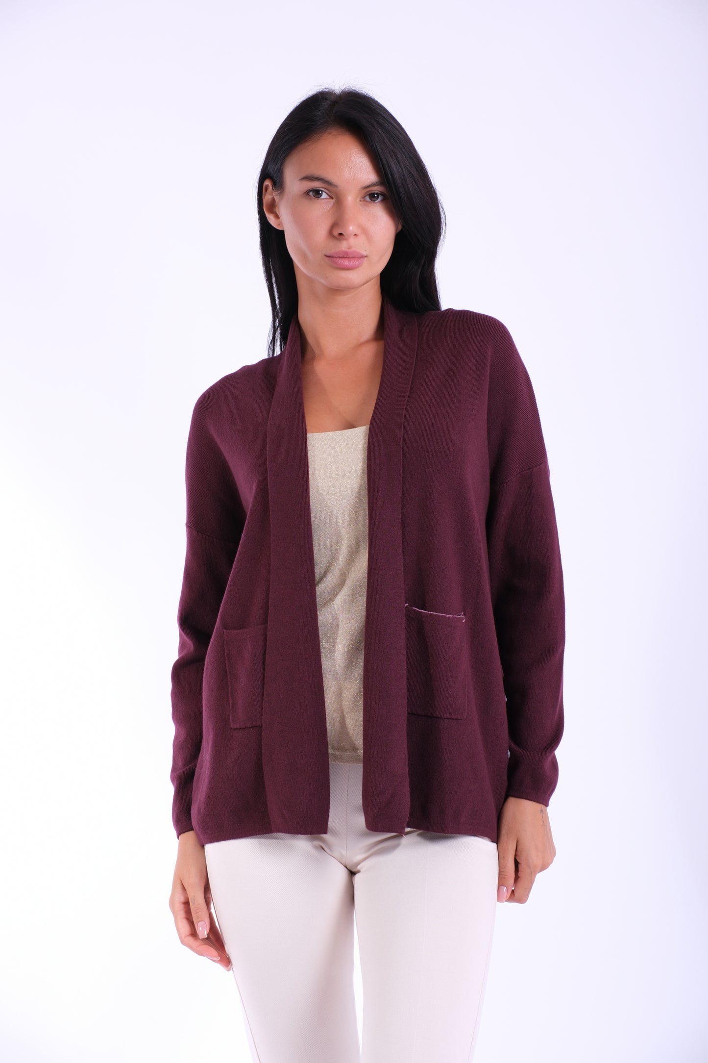 CARDIGAN|Colore:Bordeaux