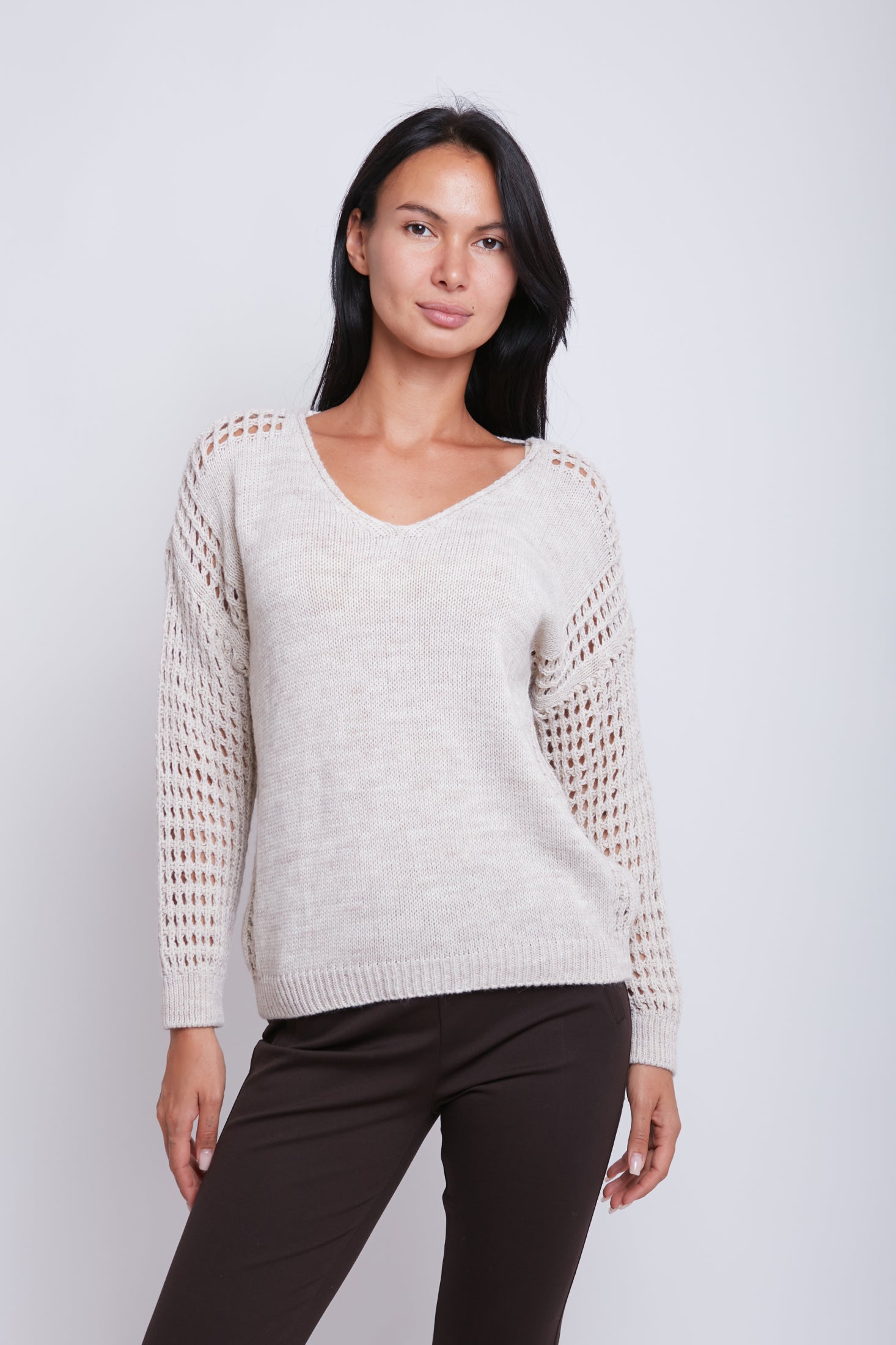 MAGLIA MANICA TRAFORATA