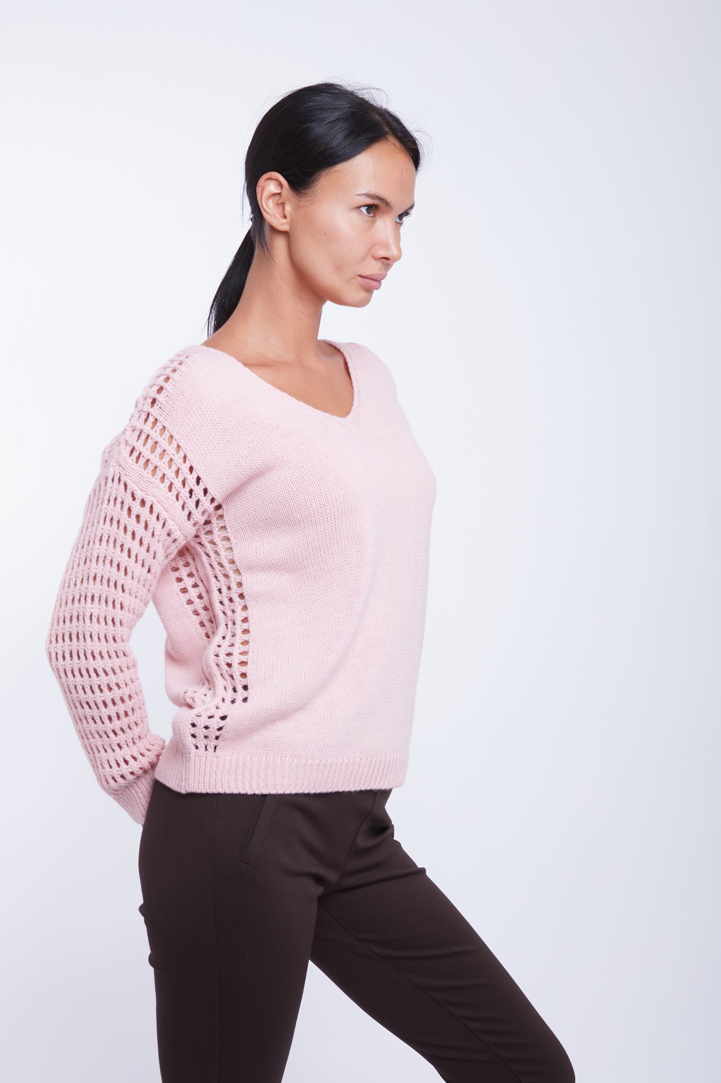 MAGLIA MANICA TRAFORATA