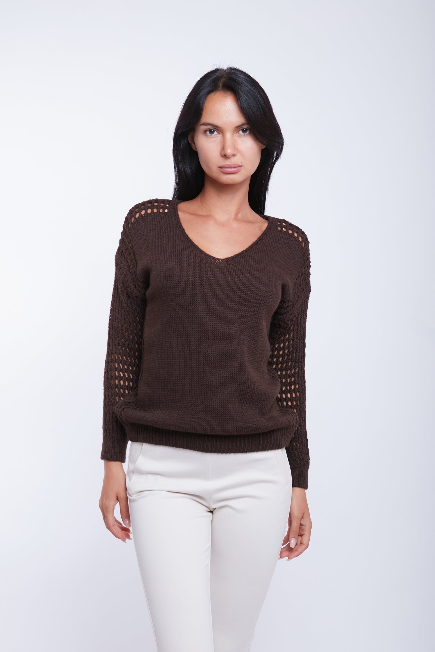 MAGLIA MANICA TRAFORATA