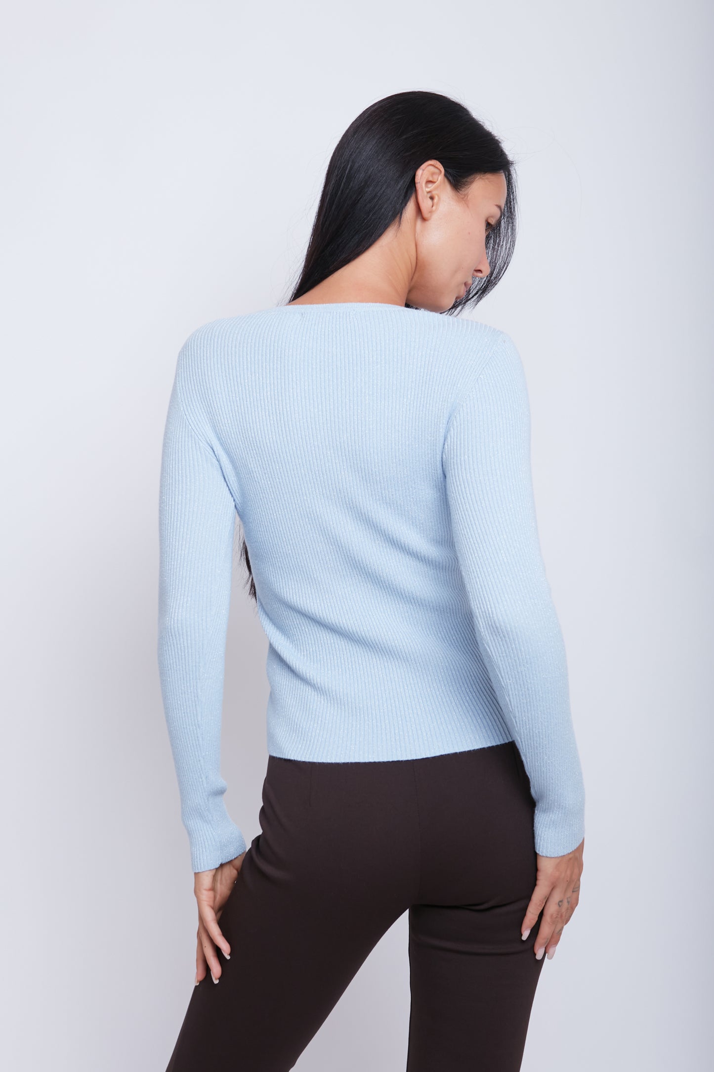 MAGLIA BOTTONCINI LUREX