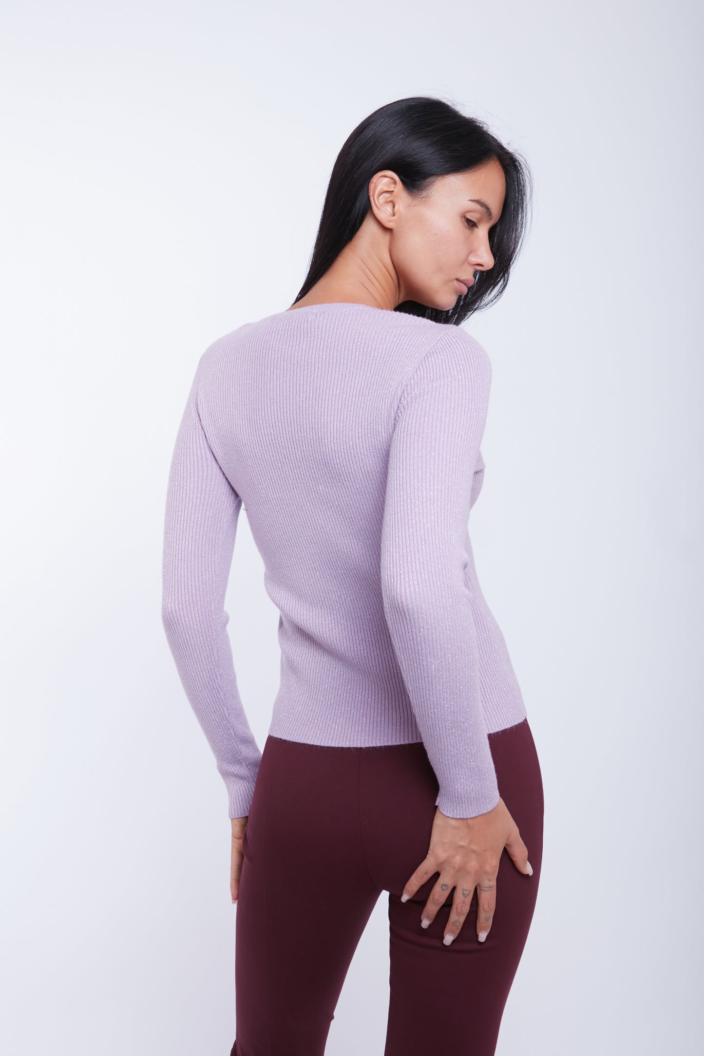 MAGLIA BOTTONCINI LUREX