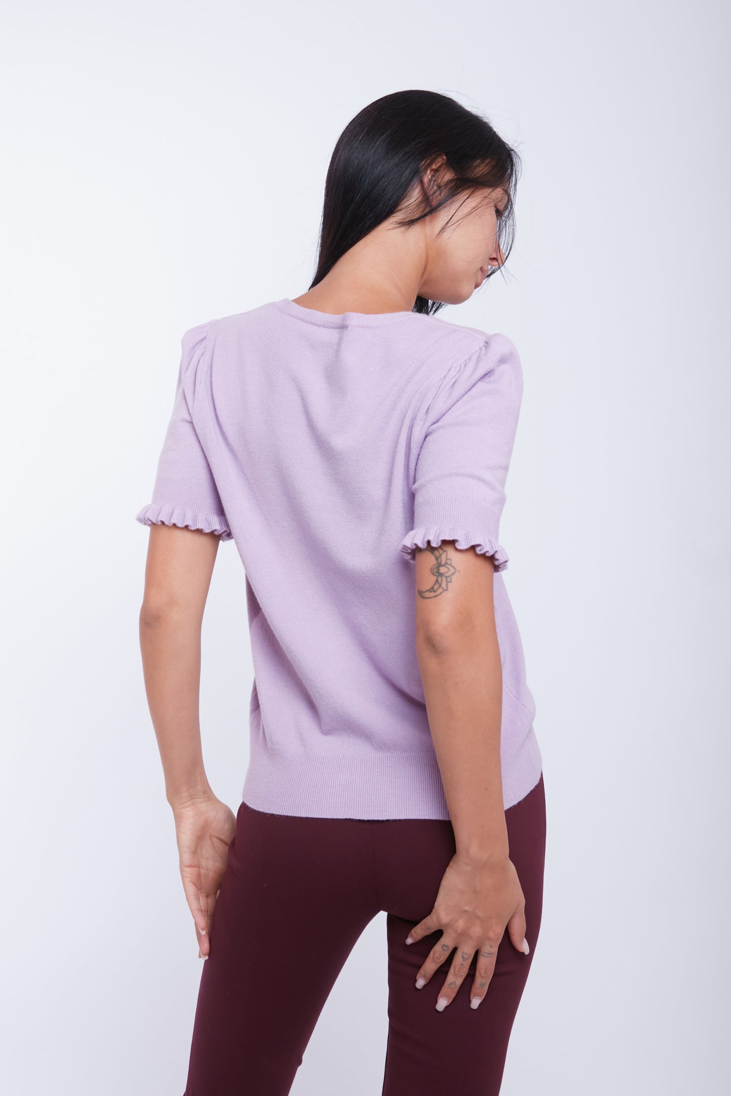 MAGLIA MEZZA MANICA ROUCHES