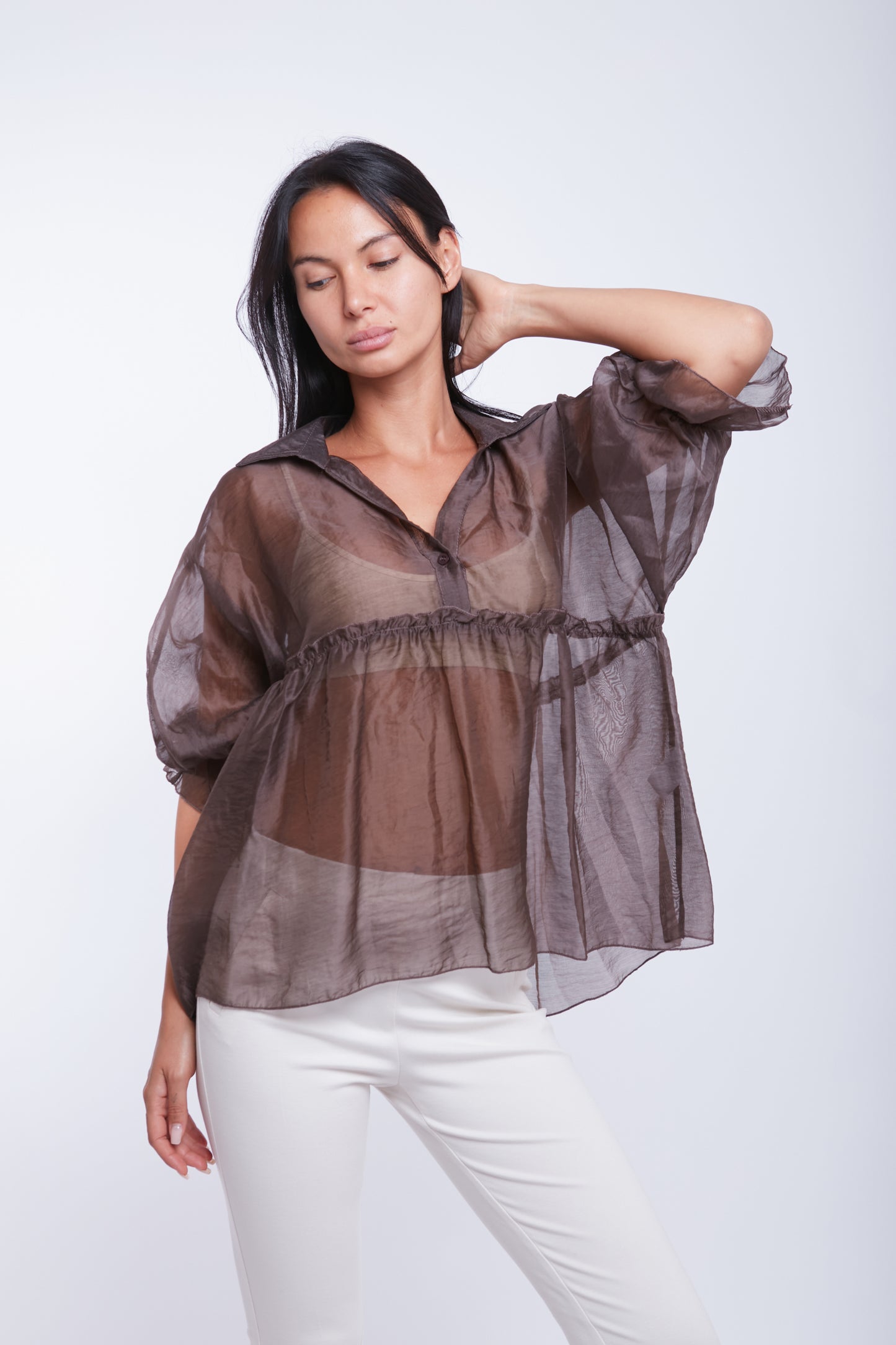BLUSA COLLO CAMICIA