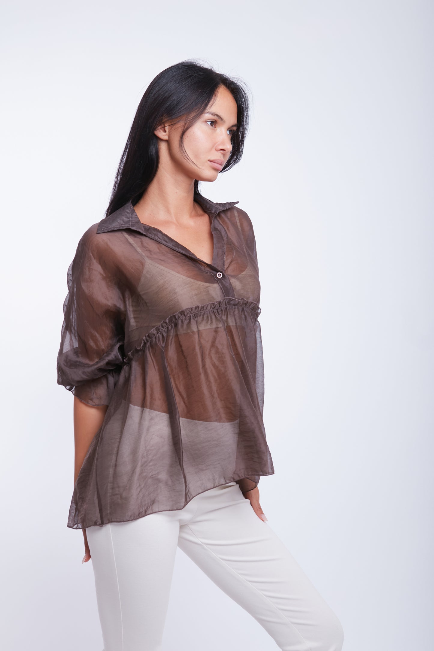BLUSA COLLO CAMICIA